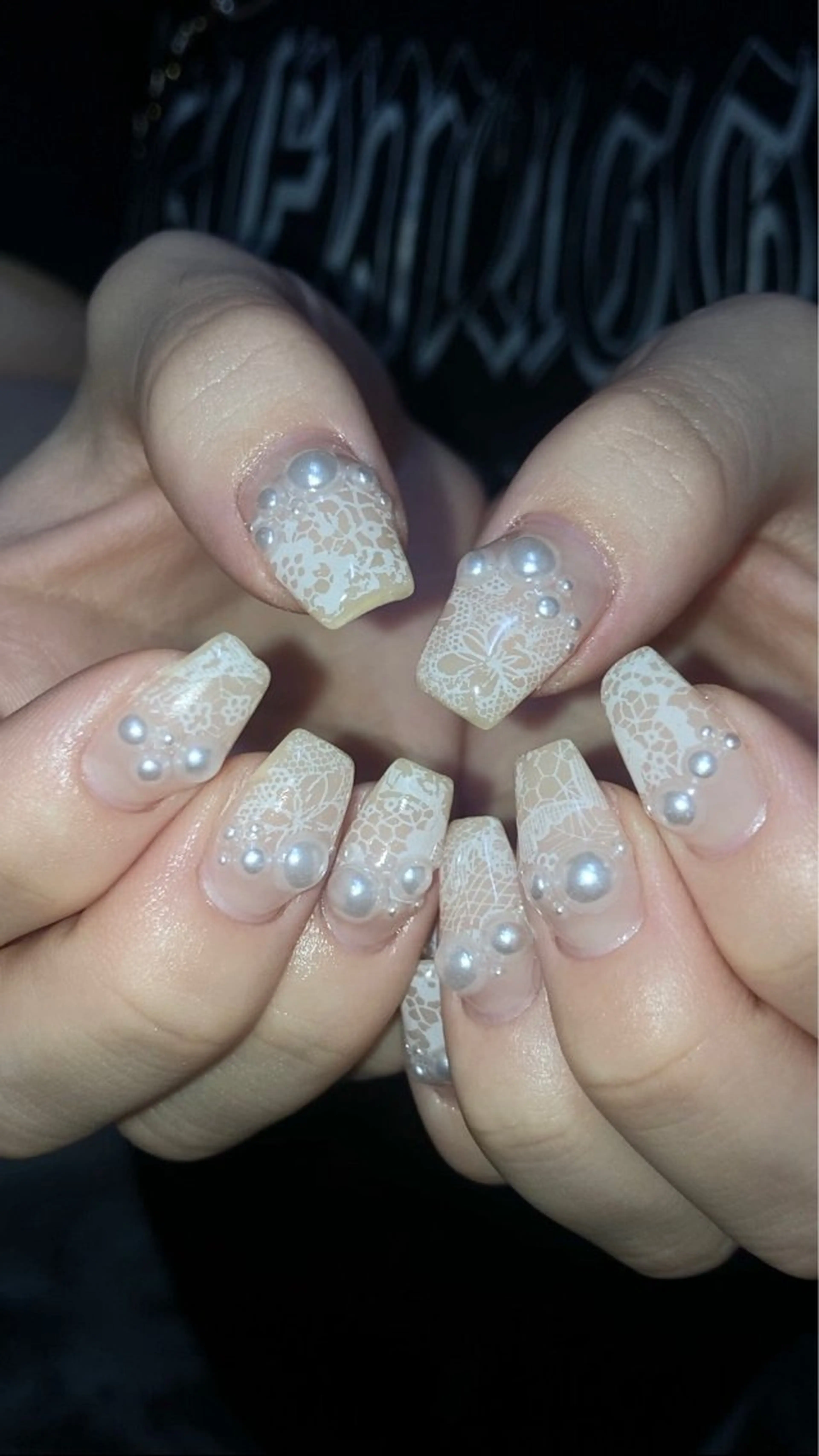 ネイル ハンドネイル フットネイル kana/モード ・グランジ໒꒱のネイルデザイン