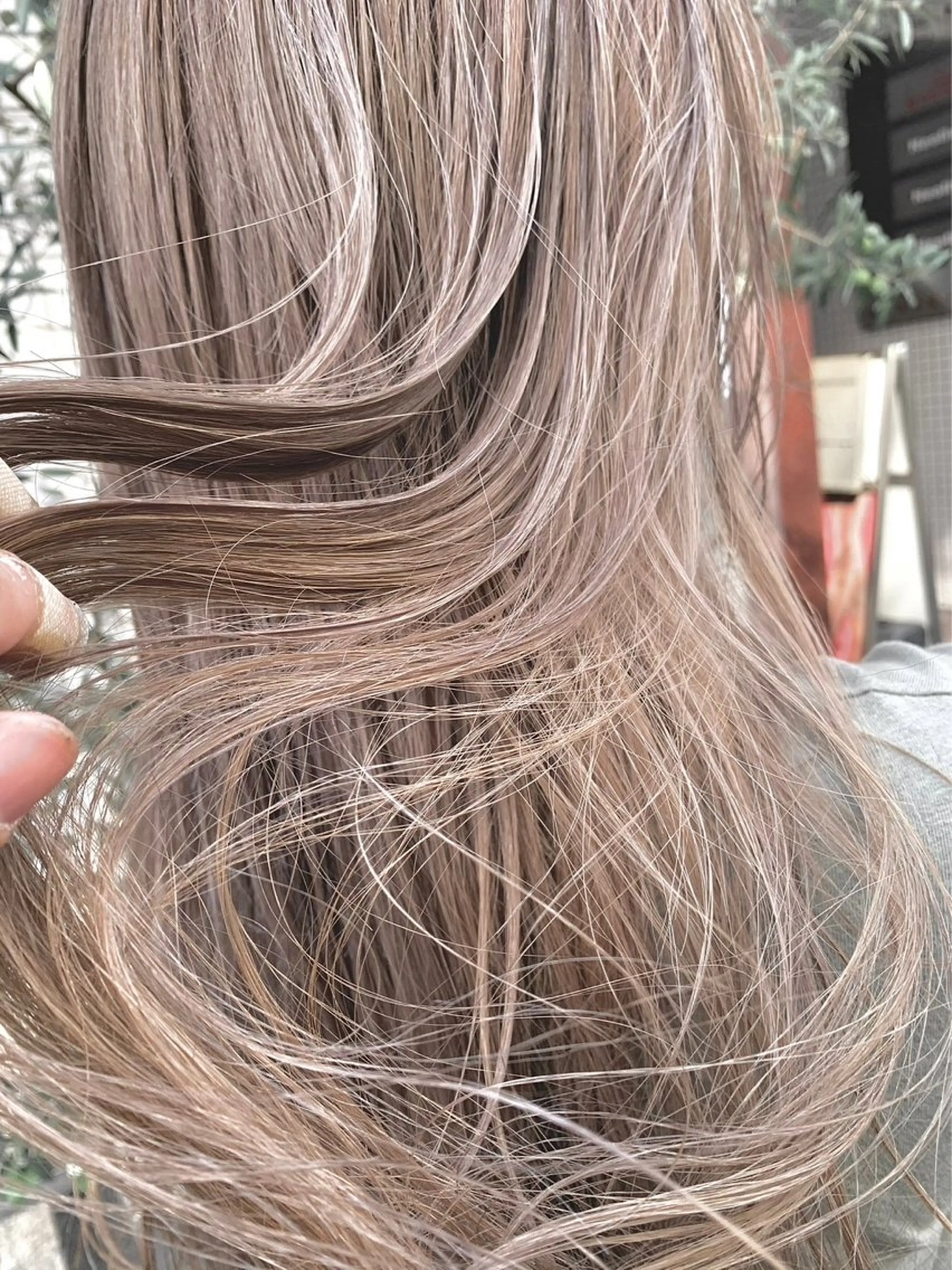 【ダブルカラー👑】ケアブリーチ＋カラー+トリートメント+セット🫧/明るくしたい方必見👀/当日予約も○の写真