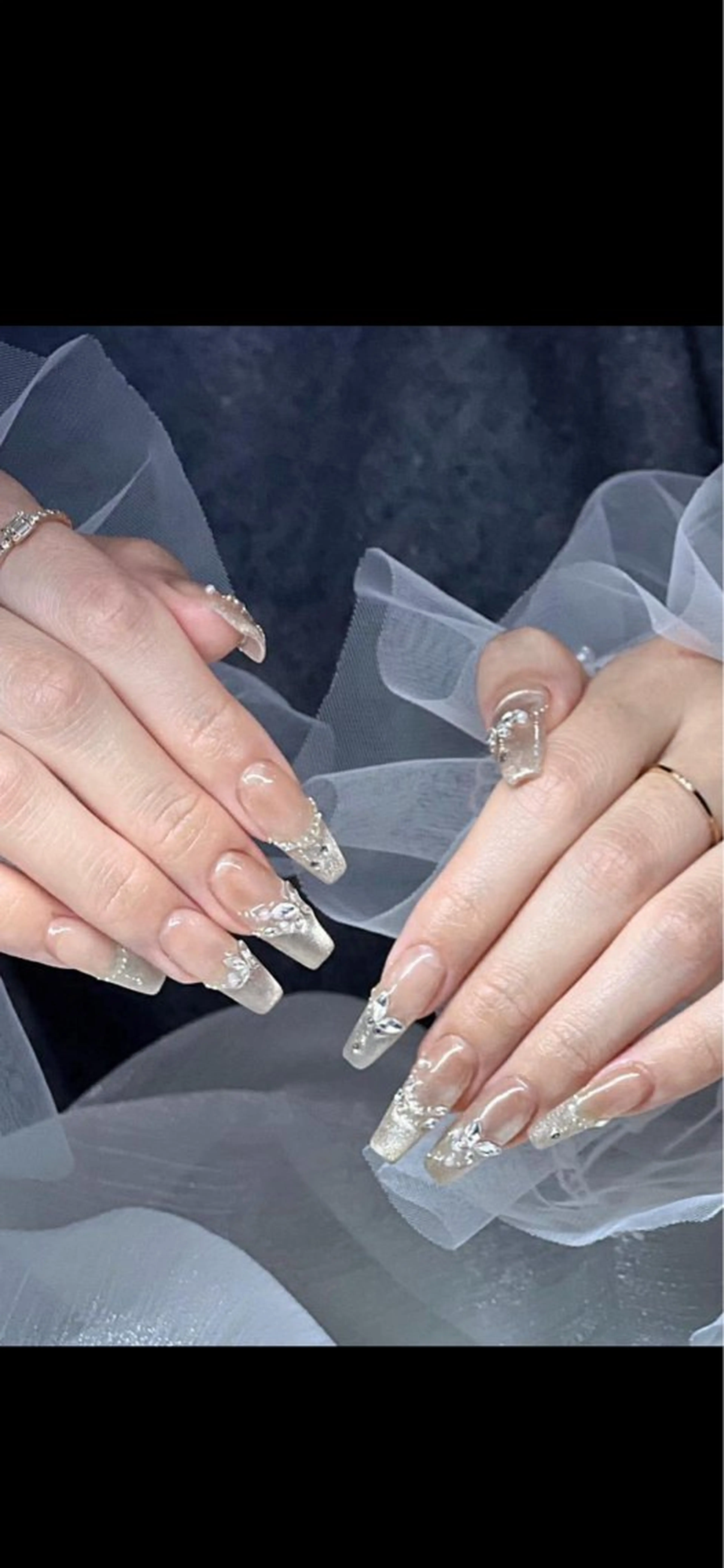 ネイル ジェルネイル シンプルネイル ストーンネイル ハンドネイル ゆり ちゃんのネイルデザイン