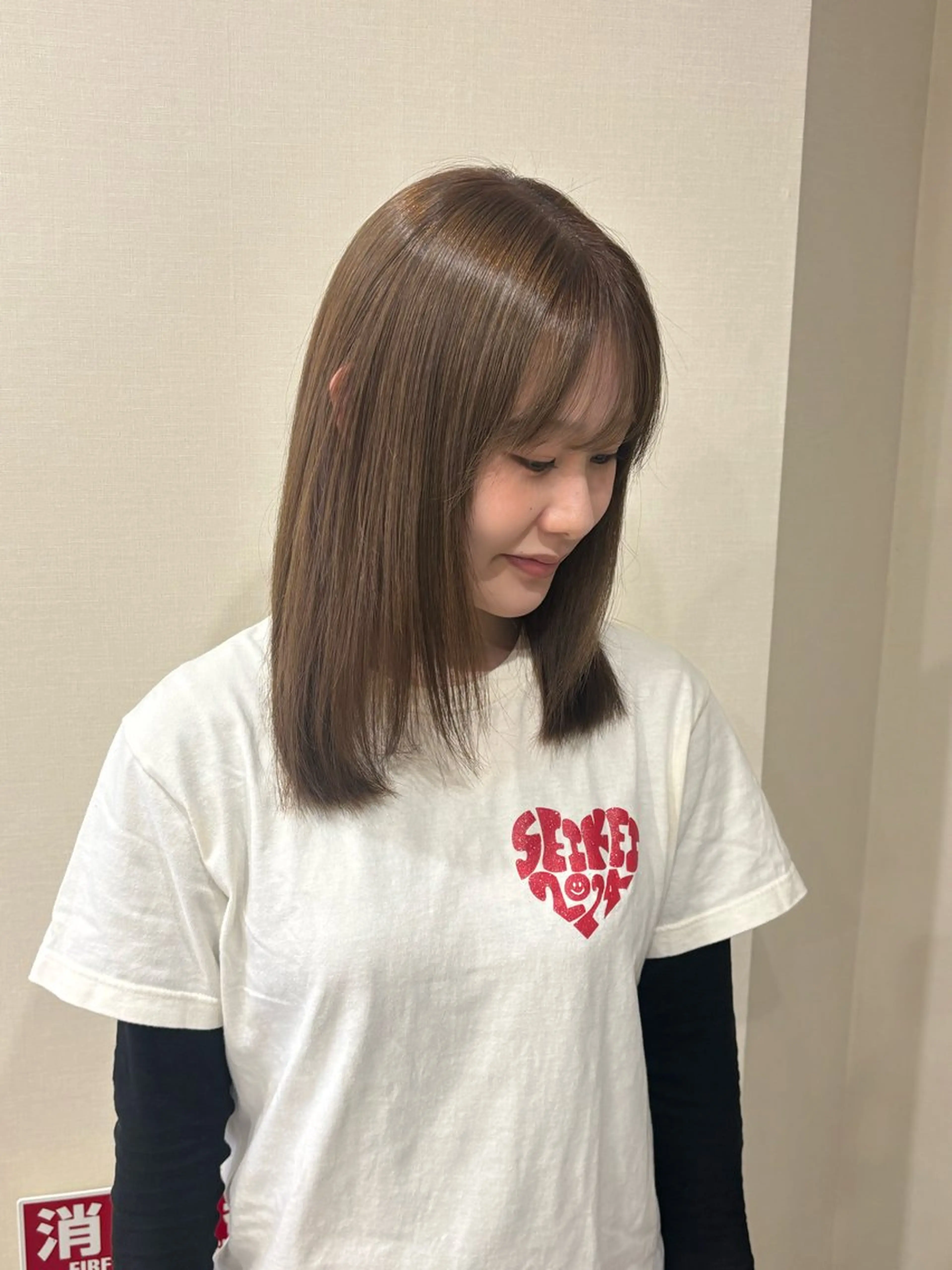 カラー ヘアカラー hair &eye あおいのヘアスタイル