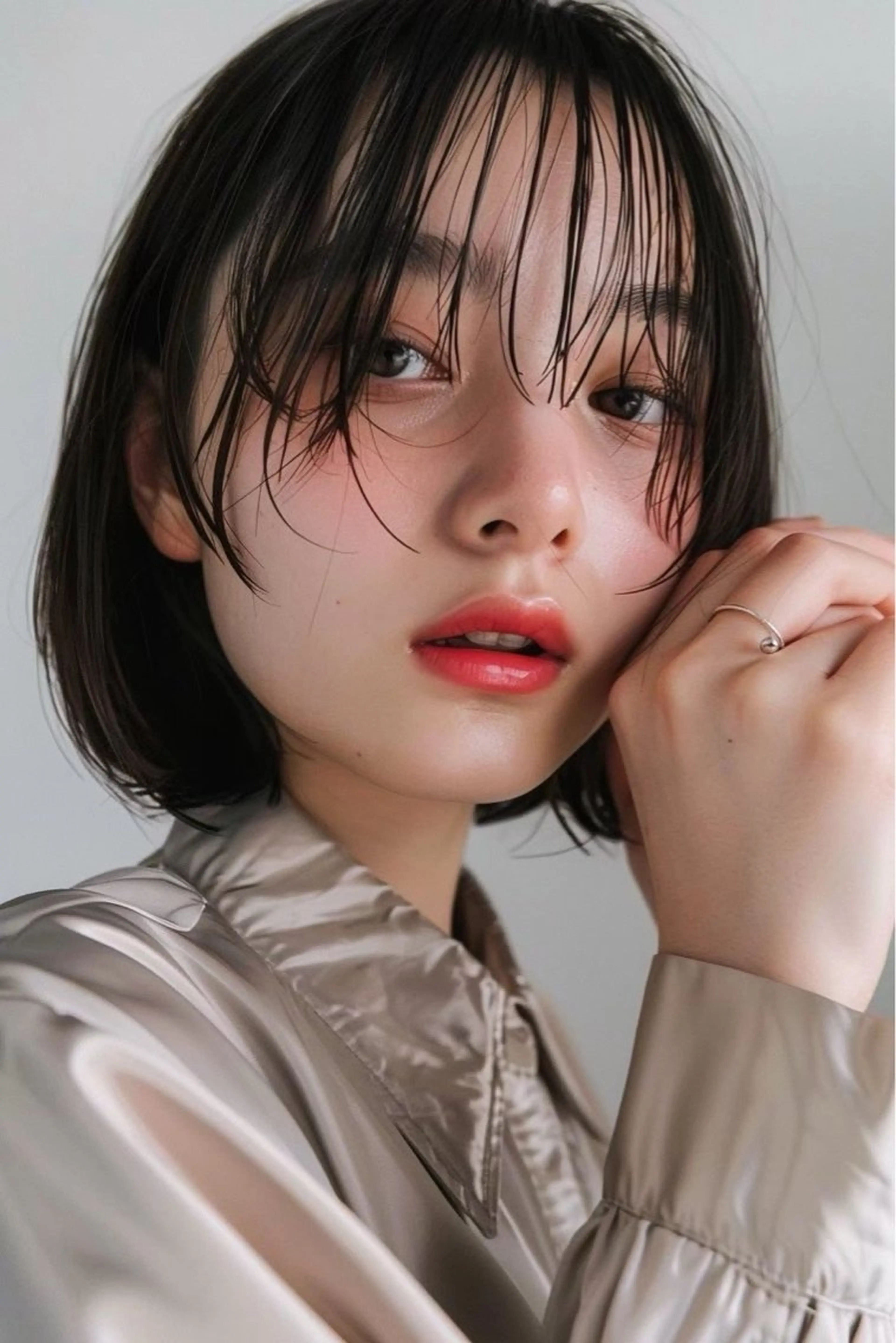 ショート カラー カット ヘアカラー トリートメント 圧倒的似合わせ ケアカラーYUTOのヘアスタイル