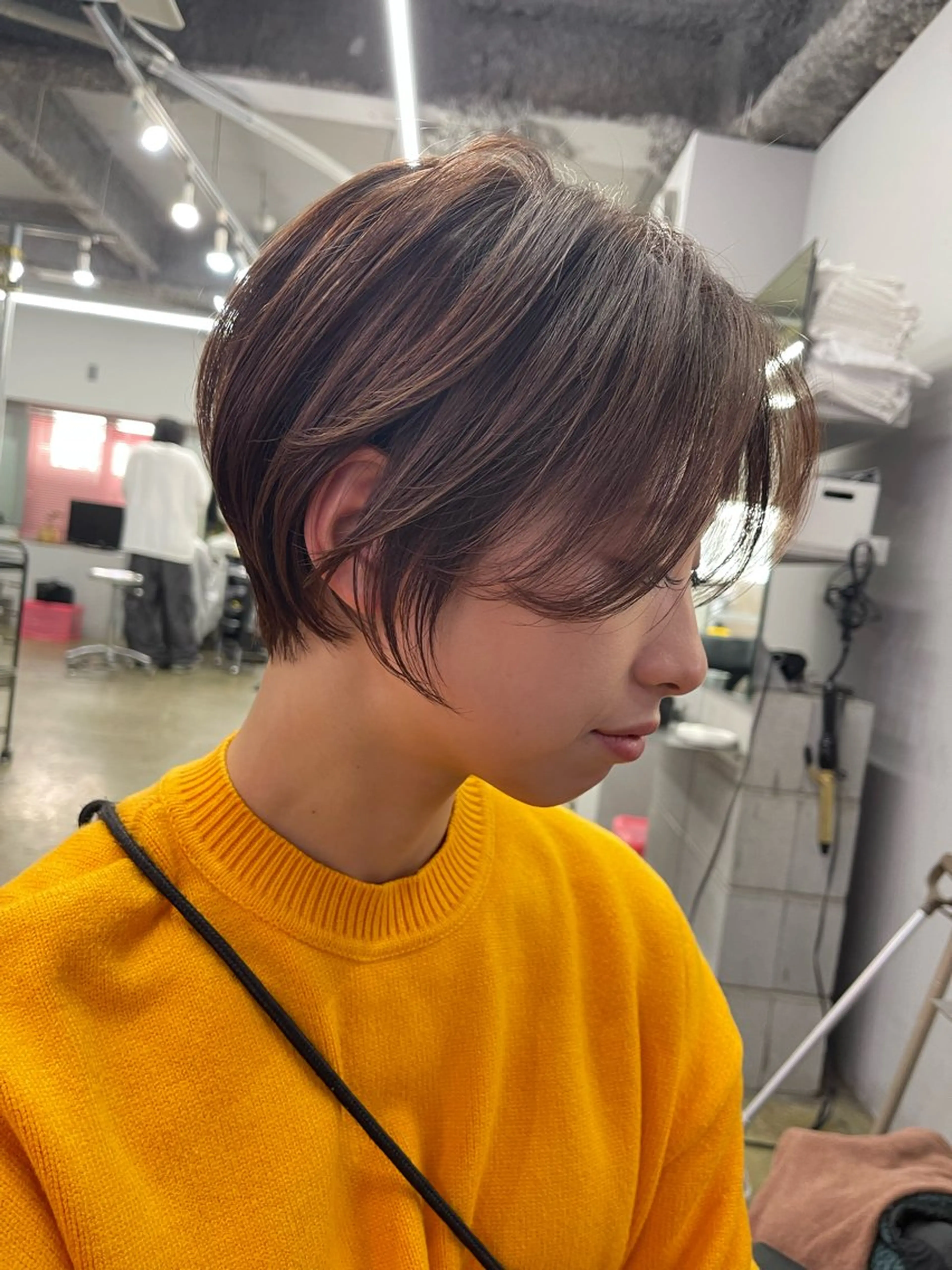 ショート カラー ショートボブ ボブ くびれヘア ショートヘア LAME 【レイム】のヘアスタイル