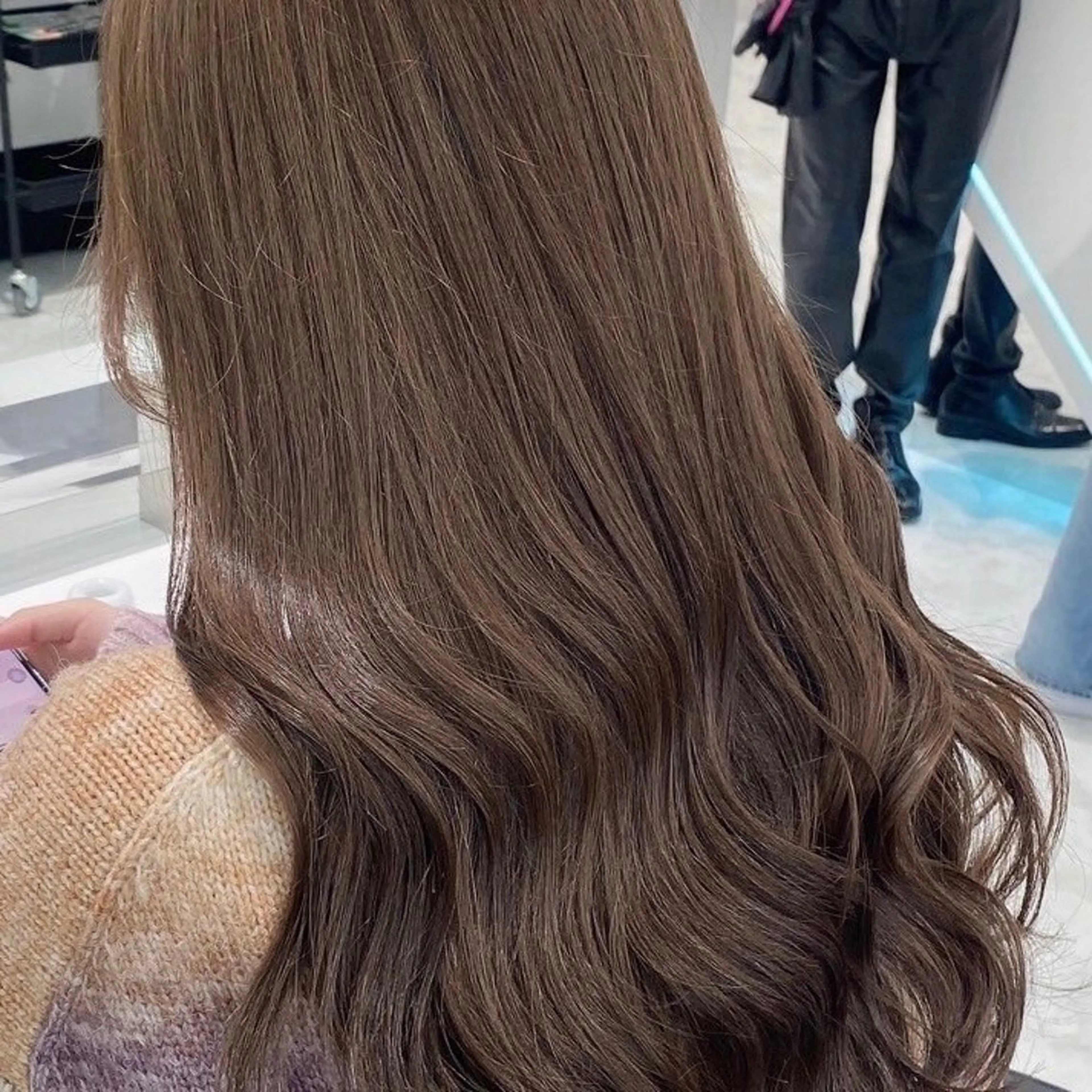 カラー 🤍海外girl🤍 ベージュ/ALISAのヘアスタイル