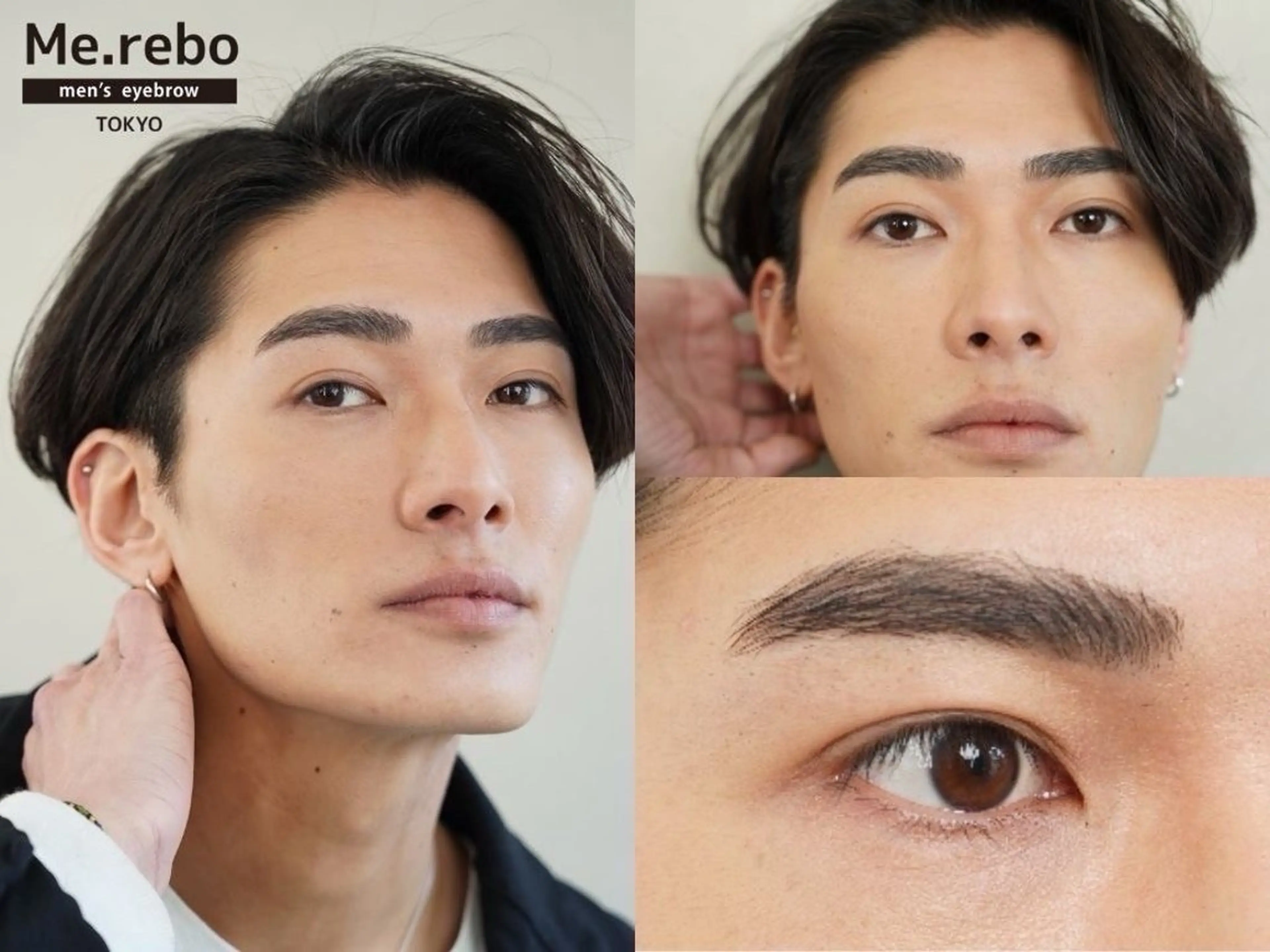 アイブロウ Me.rebo 新宿所属・メンズ専門眉毛サロン ME.REBO新宿の眉毛・アイブロウイメージ