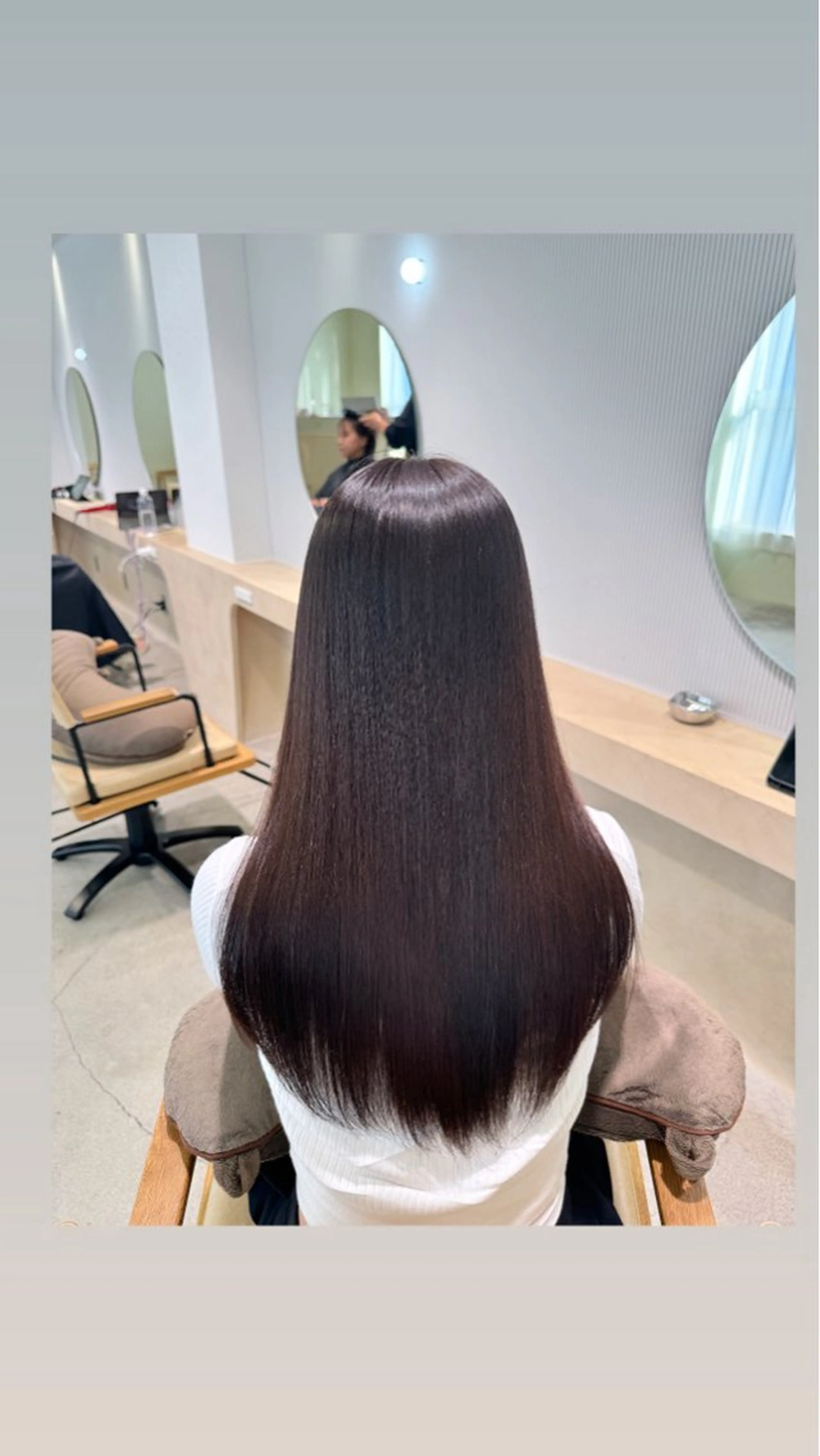 カラー ヘアカラー ulu名古屋栄所属・落合しほ/韓国ヘア/ 髪質改善/縮毛矯正のヘアスタイル