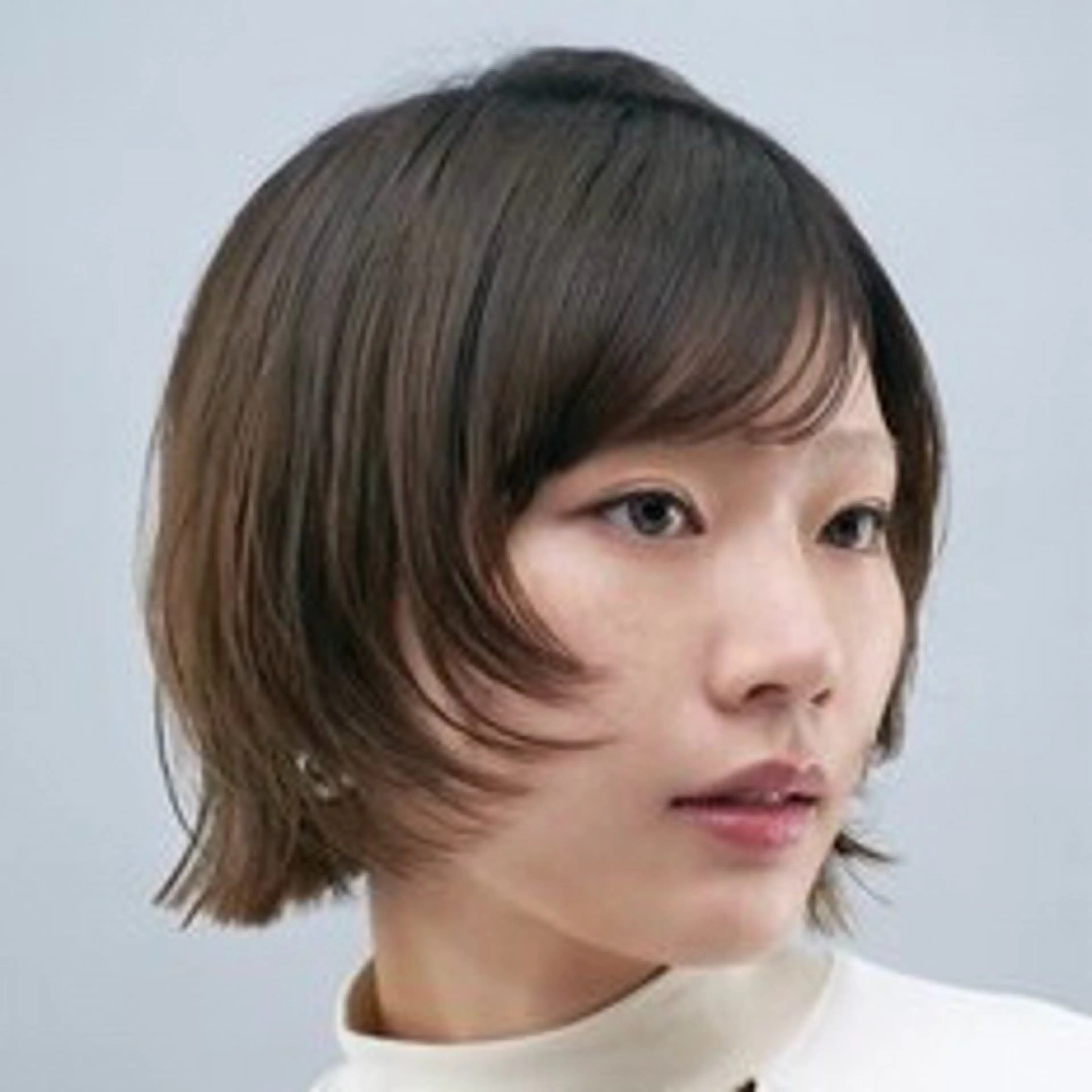 ショート カット ヘアカラー トリートメント ヘッドスパ ヘアセット 地毛風/グレージュ よしだひろのじょうのヘアスタイル