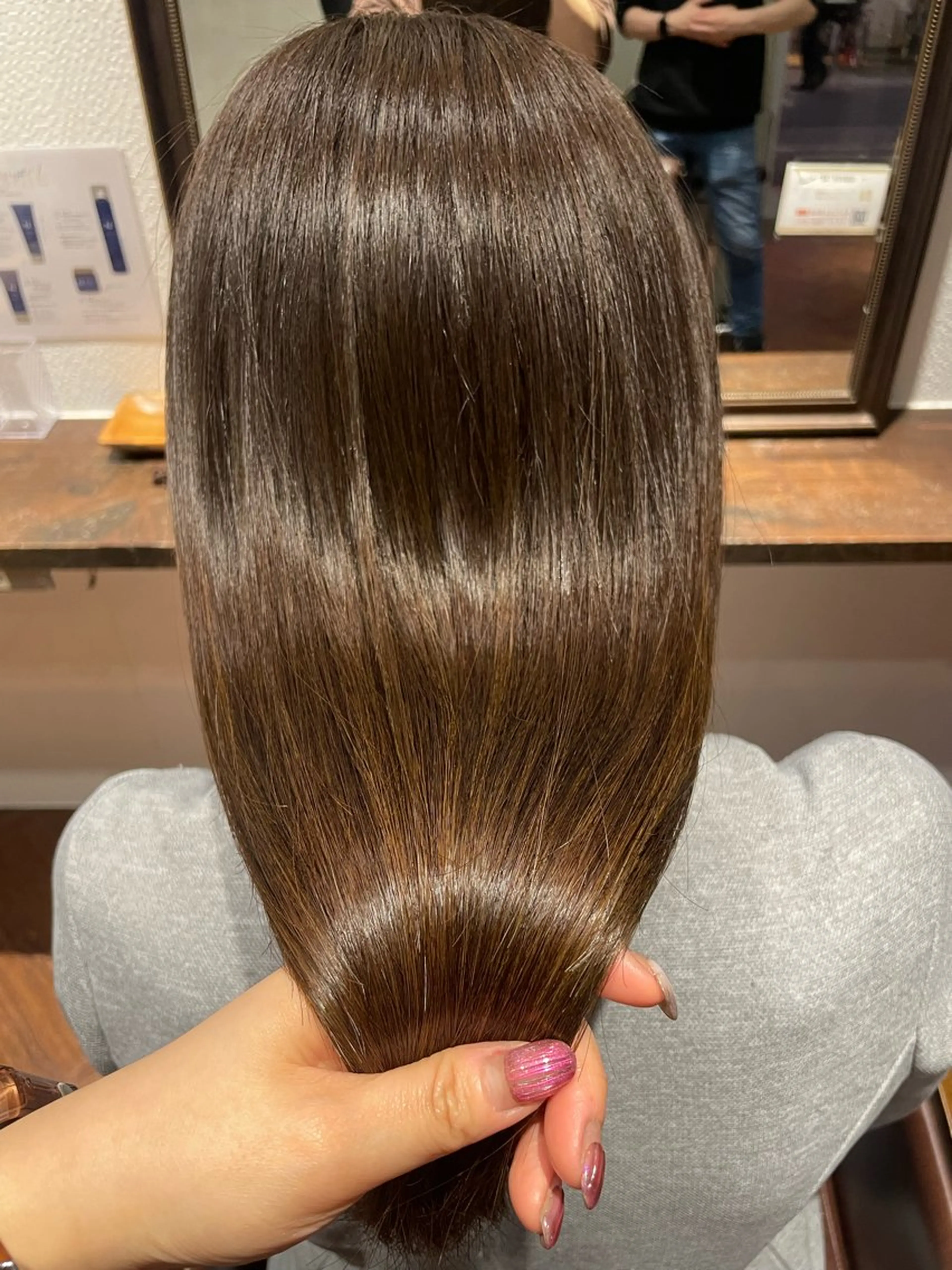 ロング カラー ボブ くびれヘア 髪質改善 縮毛矯正 トリートメント ◇おの あすか◇のヘアスタイル