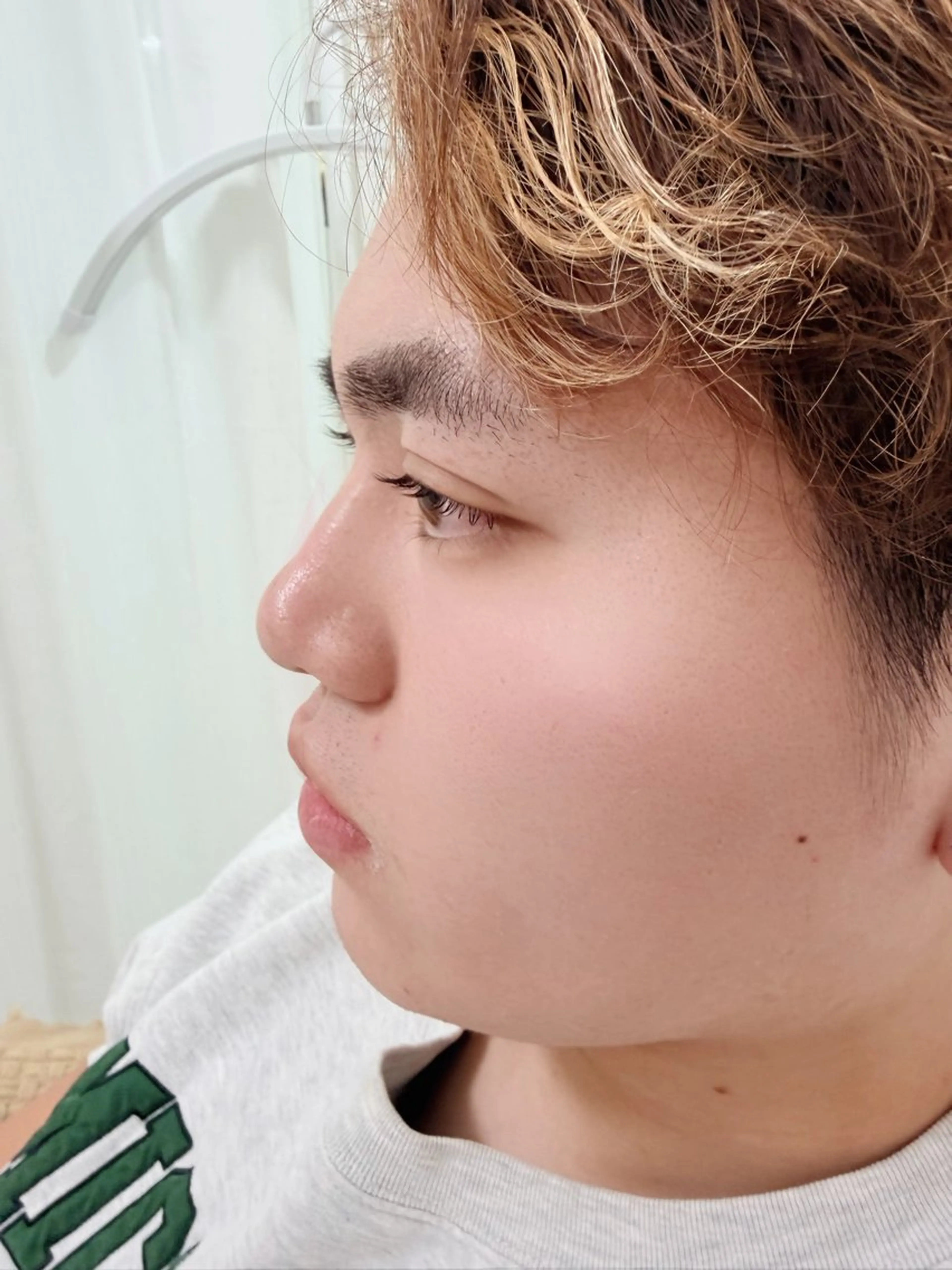 メンズまつ毛パーマの写真