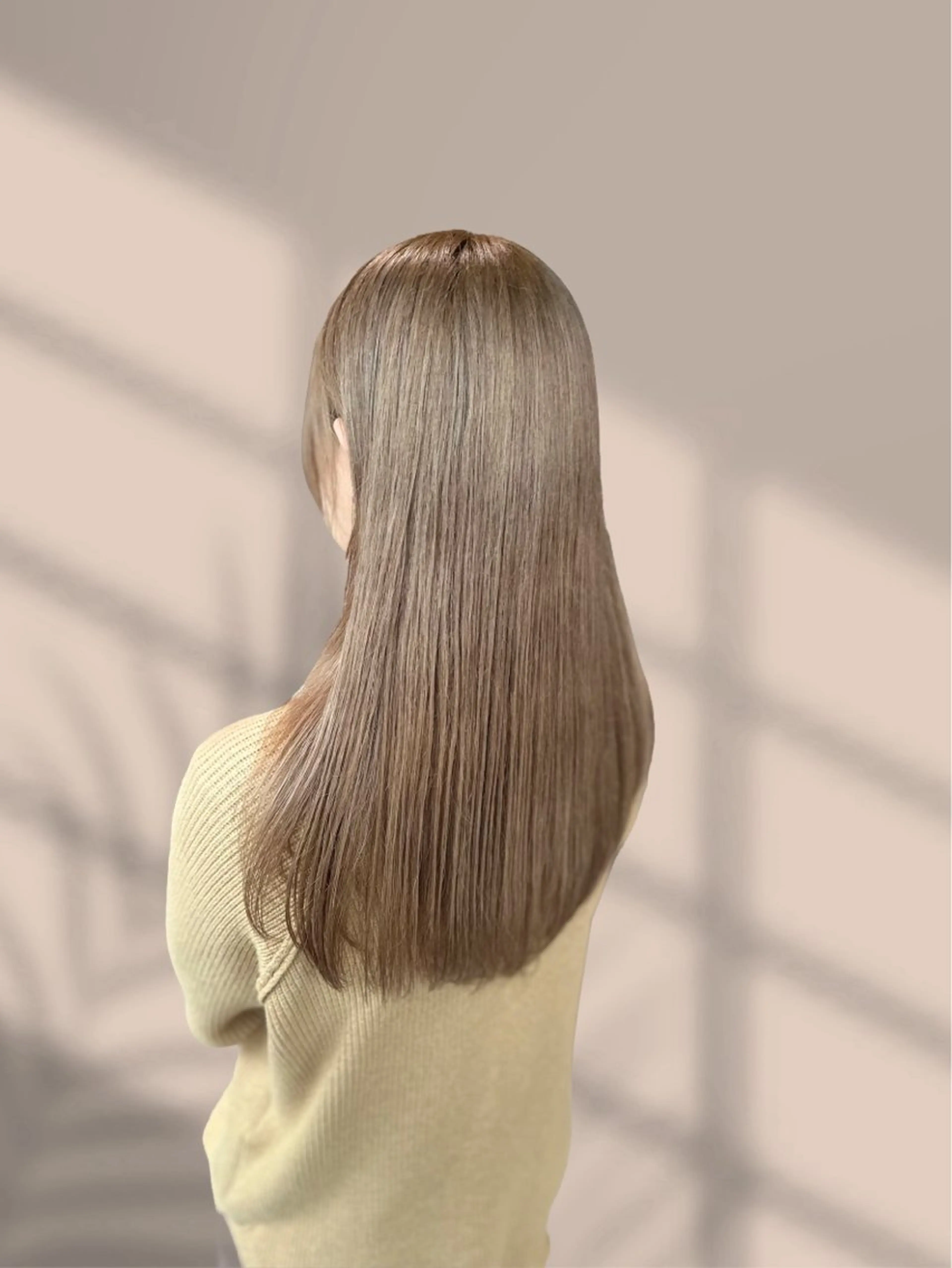 ロング カラー ヘアカラー トリートメント ヘアセット くすみミルクティー／ ブラウン🪡TOWAのヘアスタイル