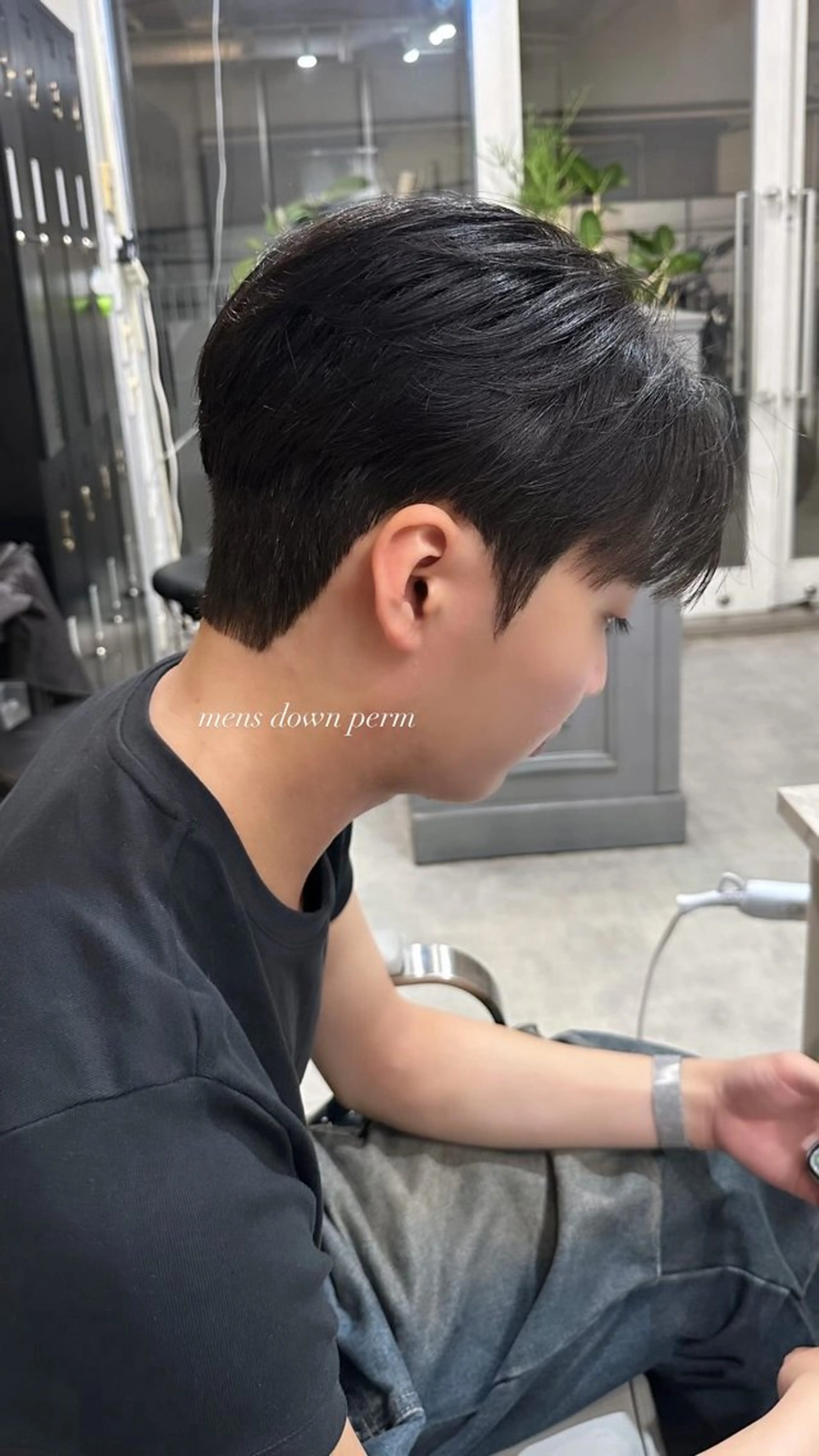 ショート パーマ メンズ カット 縮毛矯正 トリートメント ヘアセット 🫧🇰🇷韓国ヘア レイヤー🐺Yutaのヘアスタイル