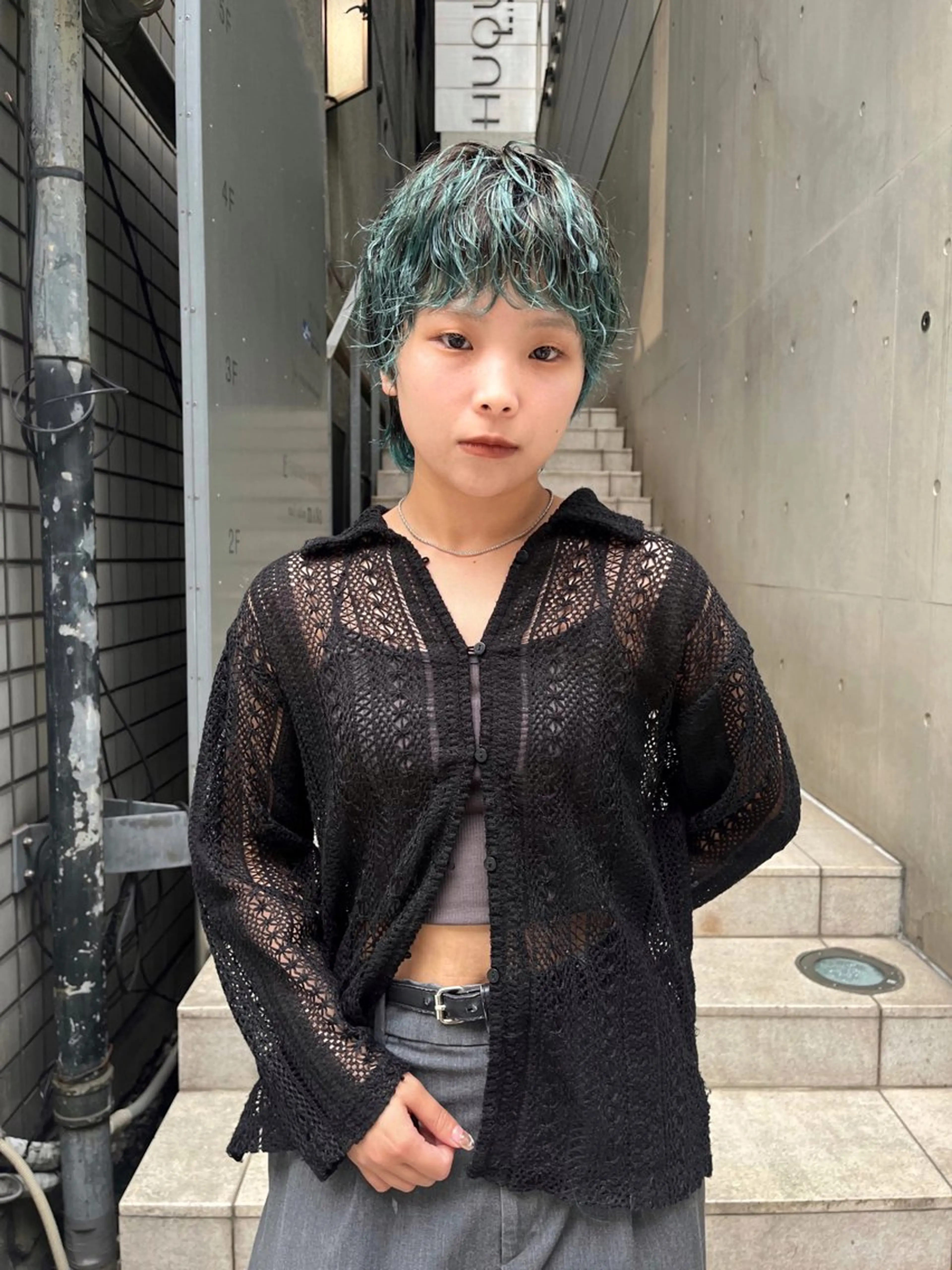 ショート カラー ヘアカラー 心斎橋美容師 fumikaのヘアスタイル