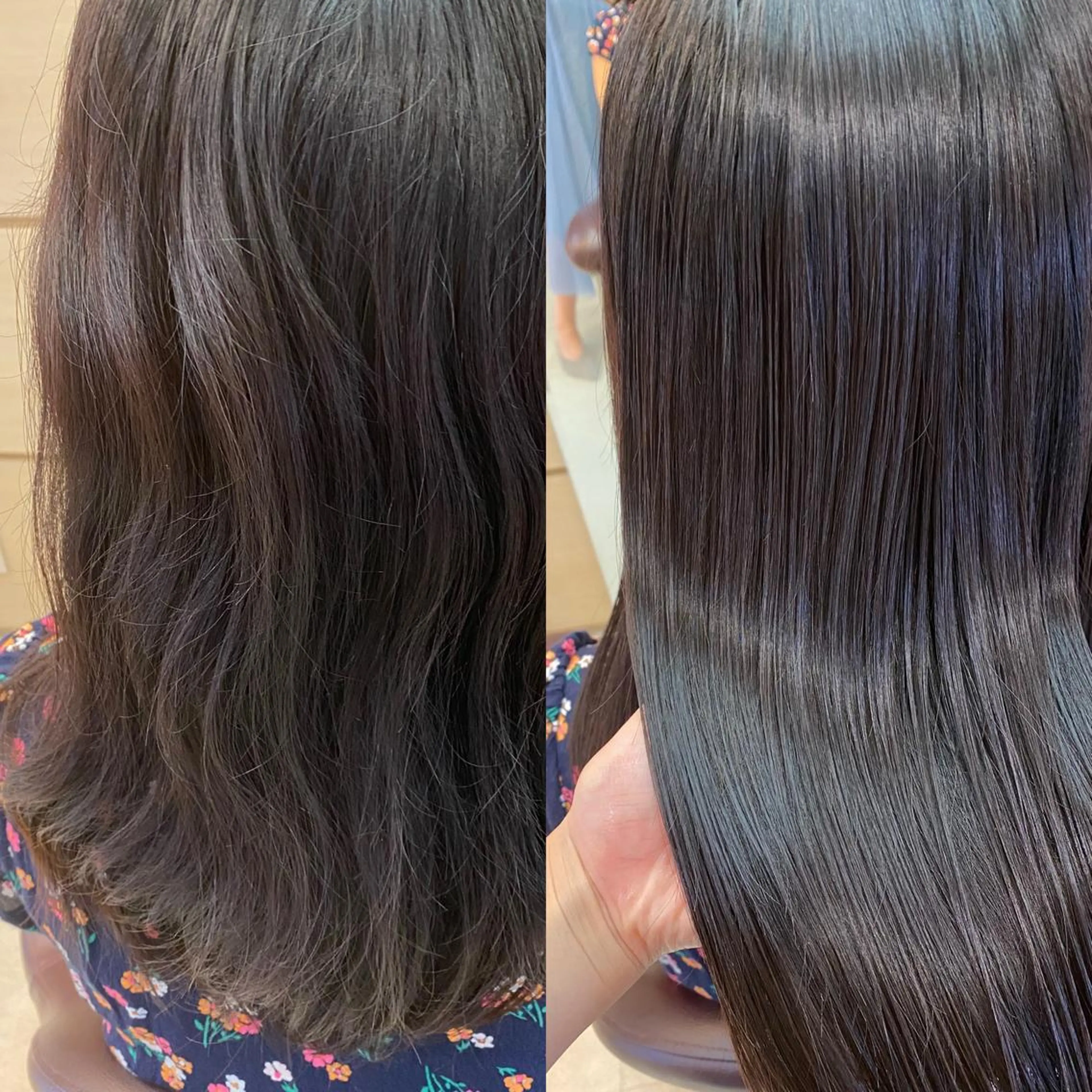 パーマ 髪質改善 縮毛矯正 酸性ストレート ストレートパーマ 顔まわり‎🤍小顔 カット🤍みさきのヘアスタイル