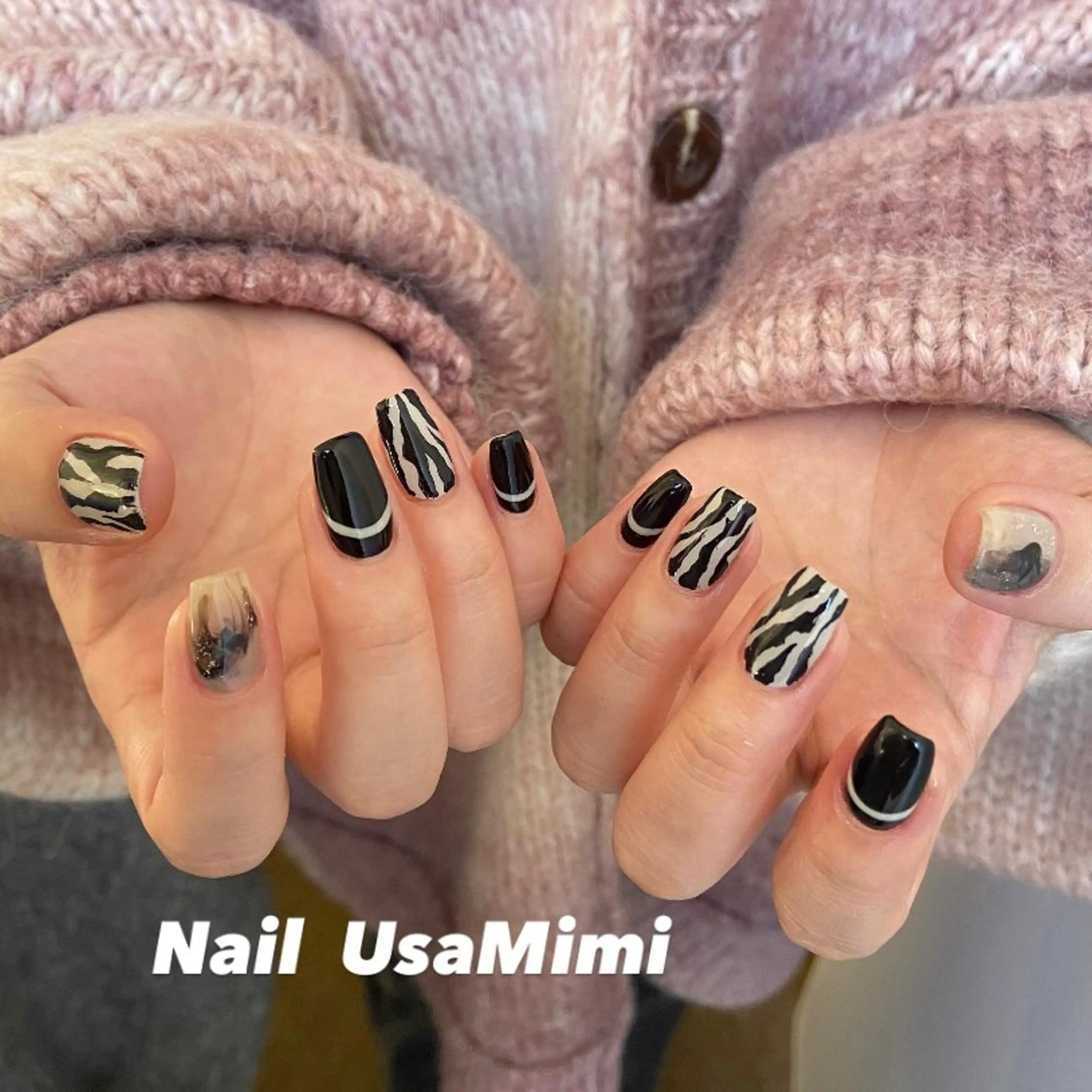 ミディアム 本町ネイルNail UsaMimiのネイルデザイン