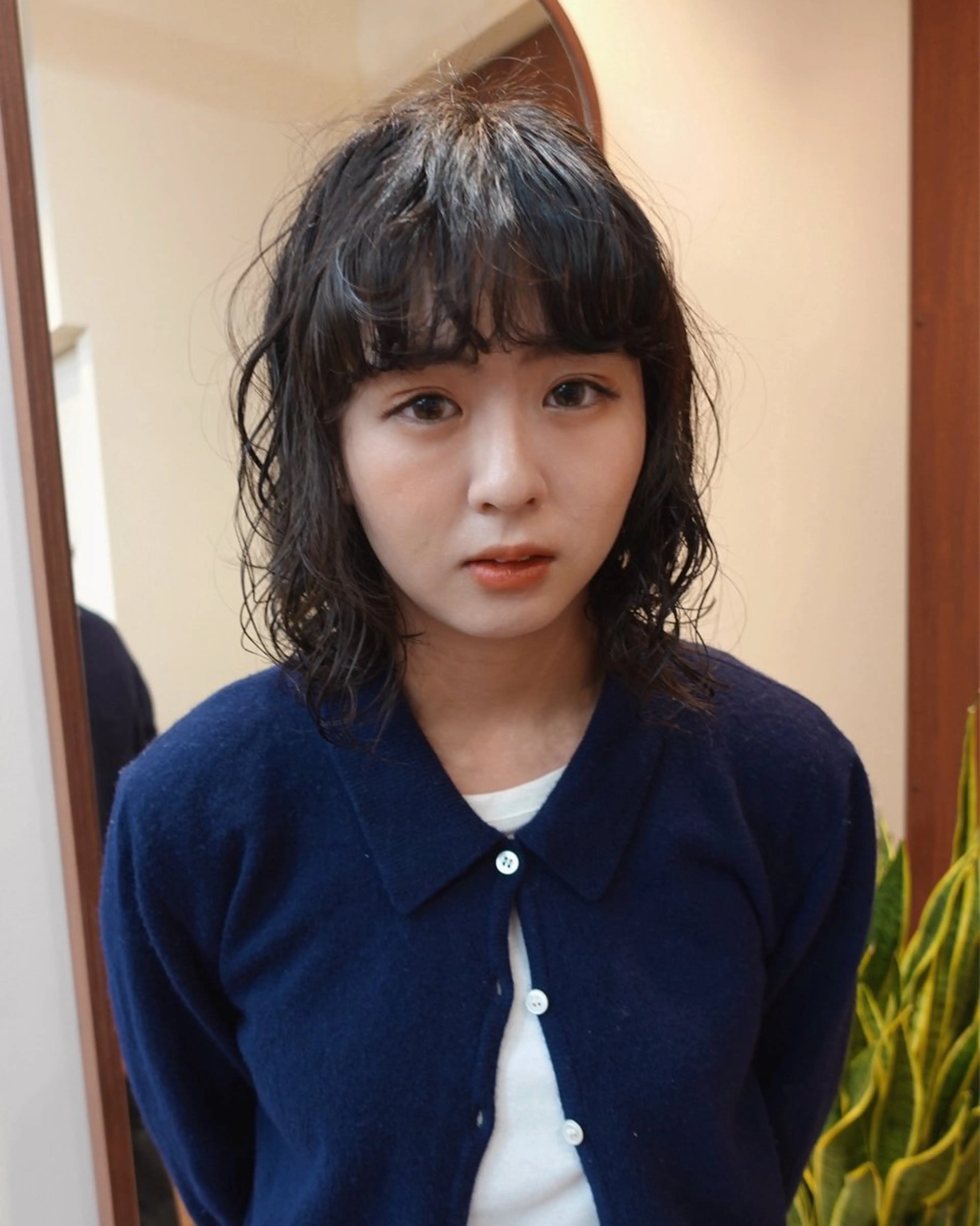 ショート パーマ カット パーマ ボブパーマ/パーマ ウルフパーマのヘアスタイル