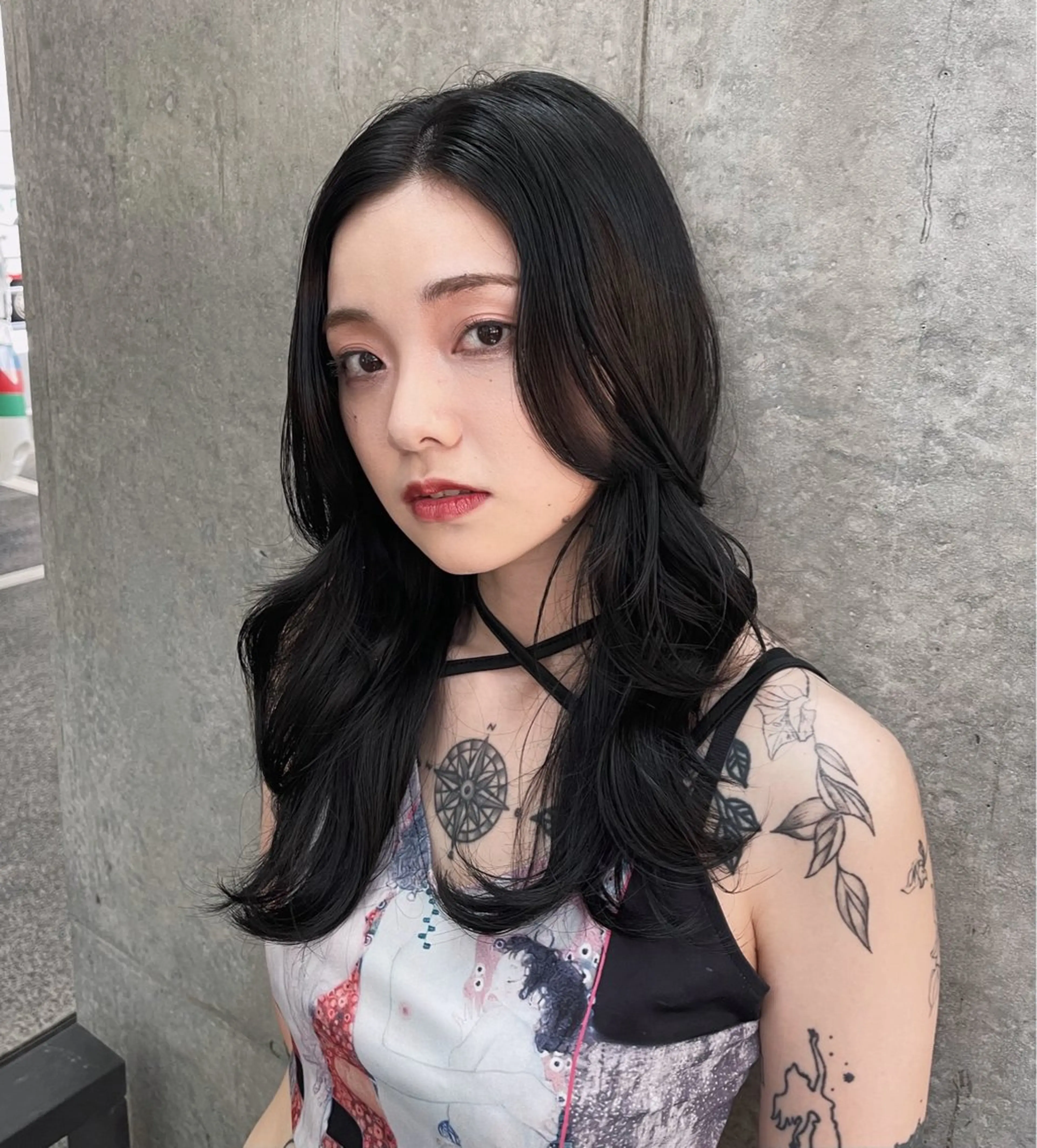 ロング カラー 💖大人韓国ヘア💖 韓国艶カラー【銀座】のヘアスタイル