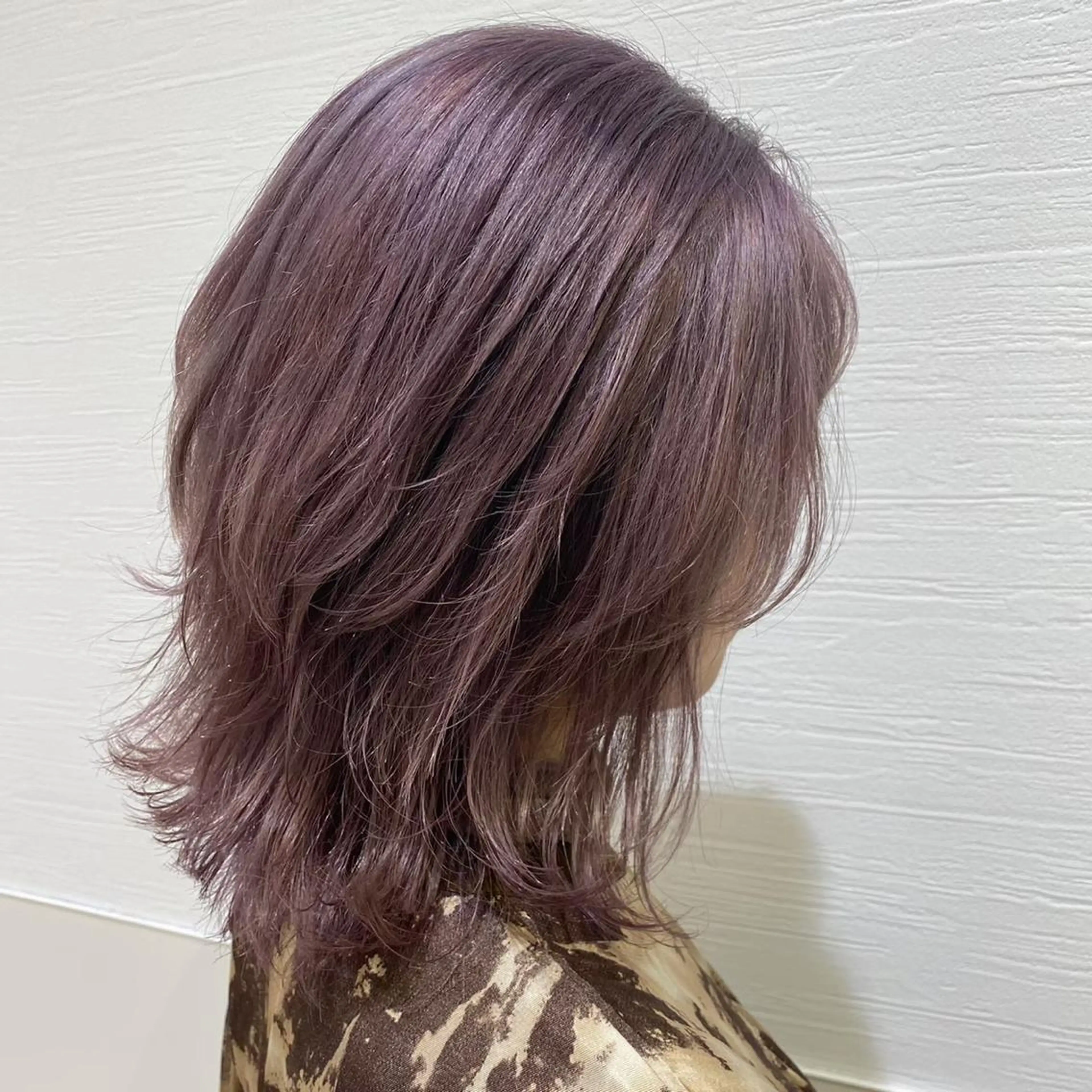 セミロング カラー 波巻パーマ/毛流れ パーマ☘️りゅうせいのヘアスタイル