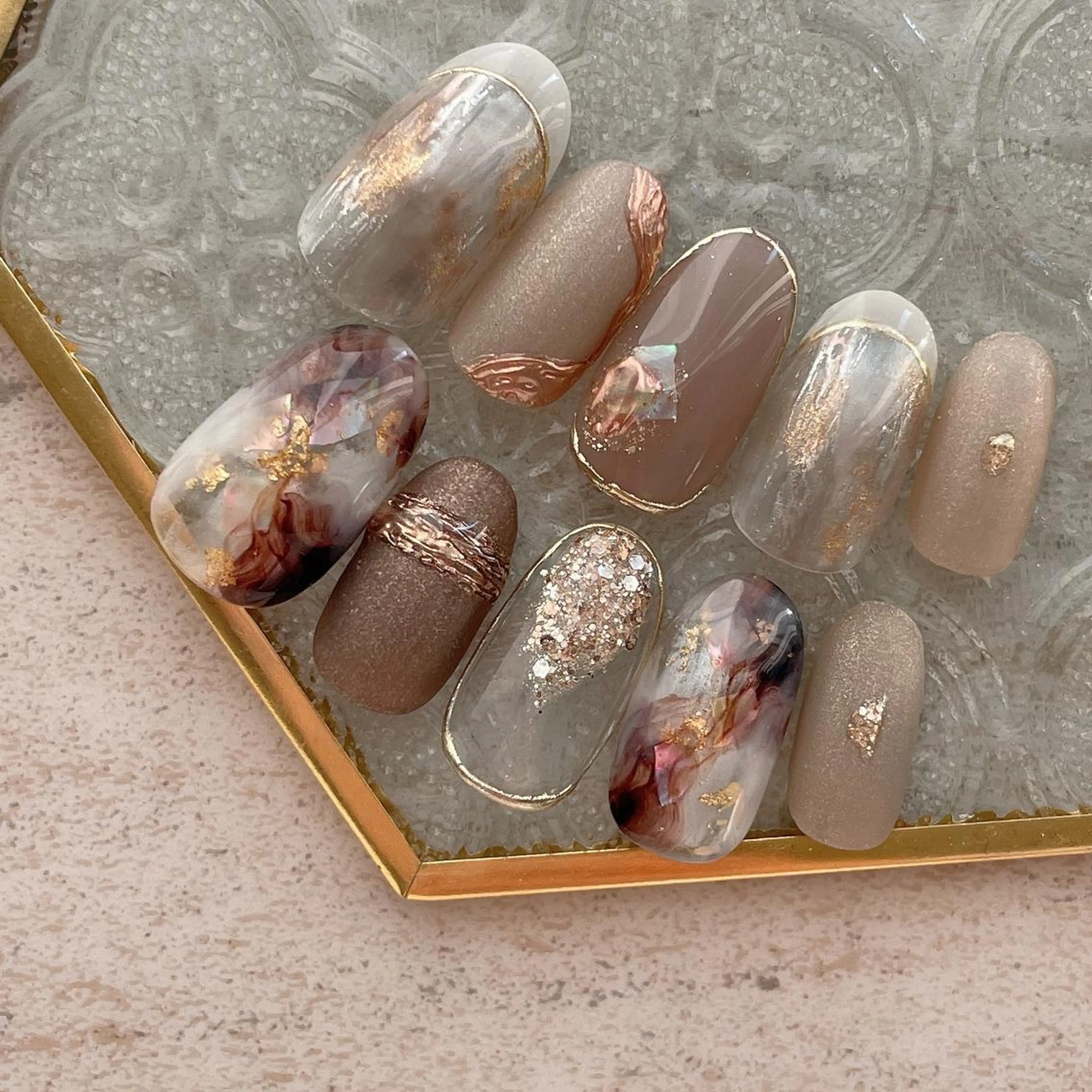 ネイル ニュアンスネイル amulet TOMOMIのネイルデザイン