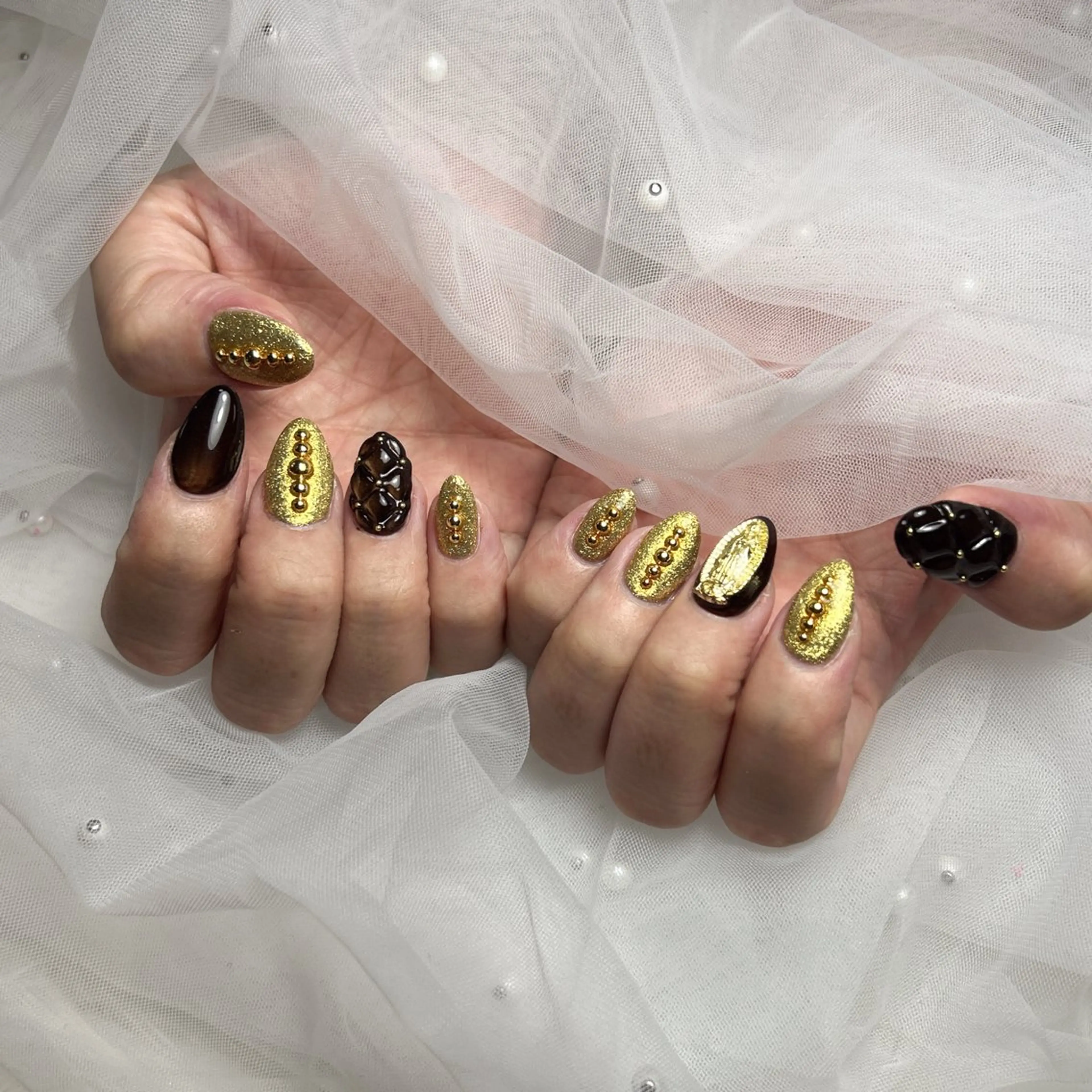 ショート ハンドネイル 28ネイルㅤㅤㅤㅤ ことはのネイルデザイン