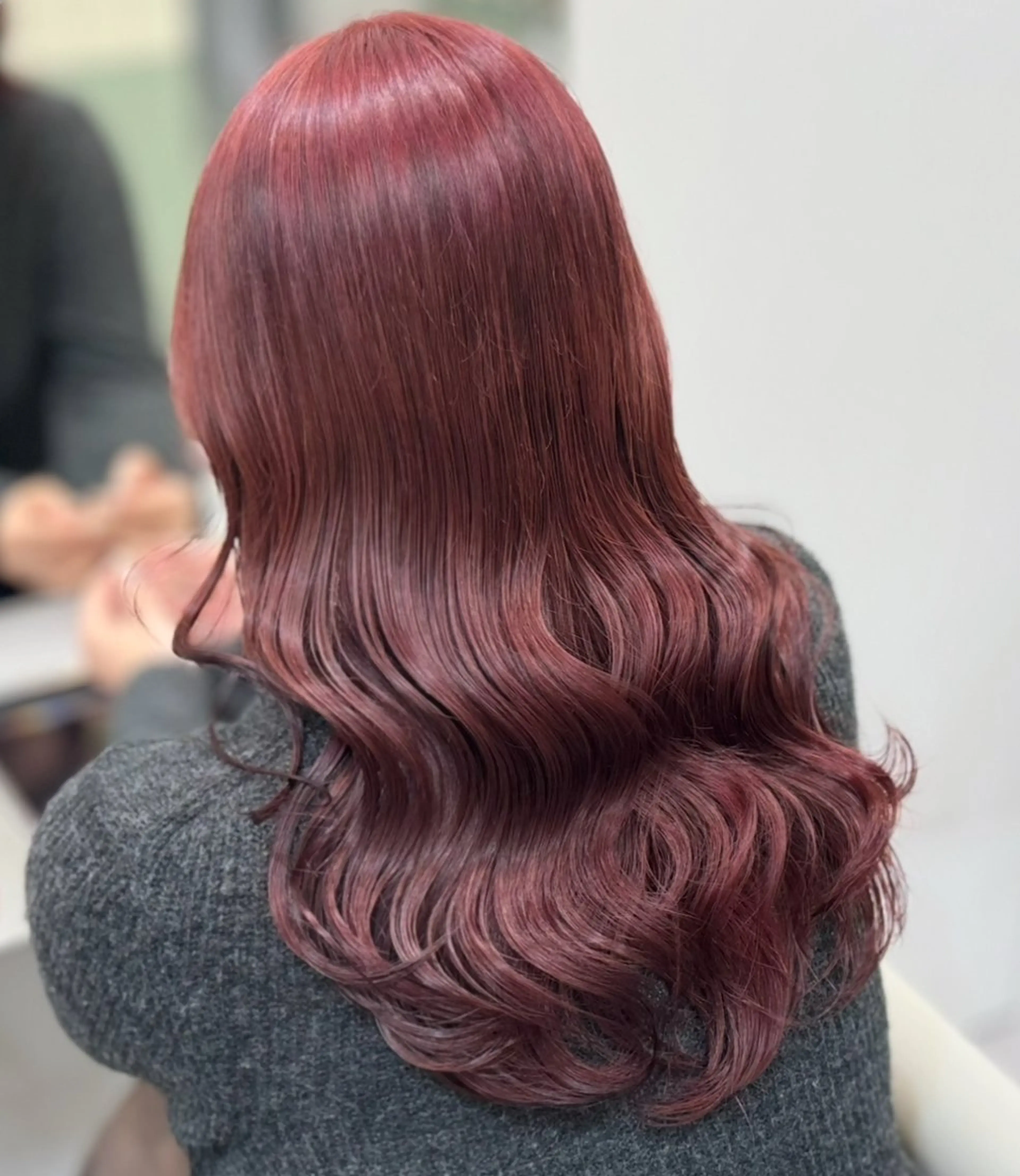 ロング カラー ヘアカラー amane໒꒱うる艶 ブリーチ透明感カラーのヘアスタイル