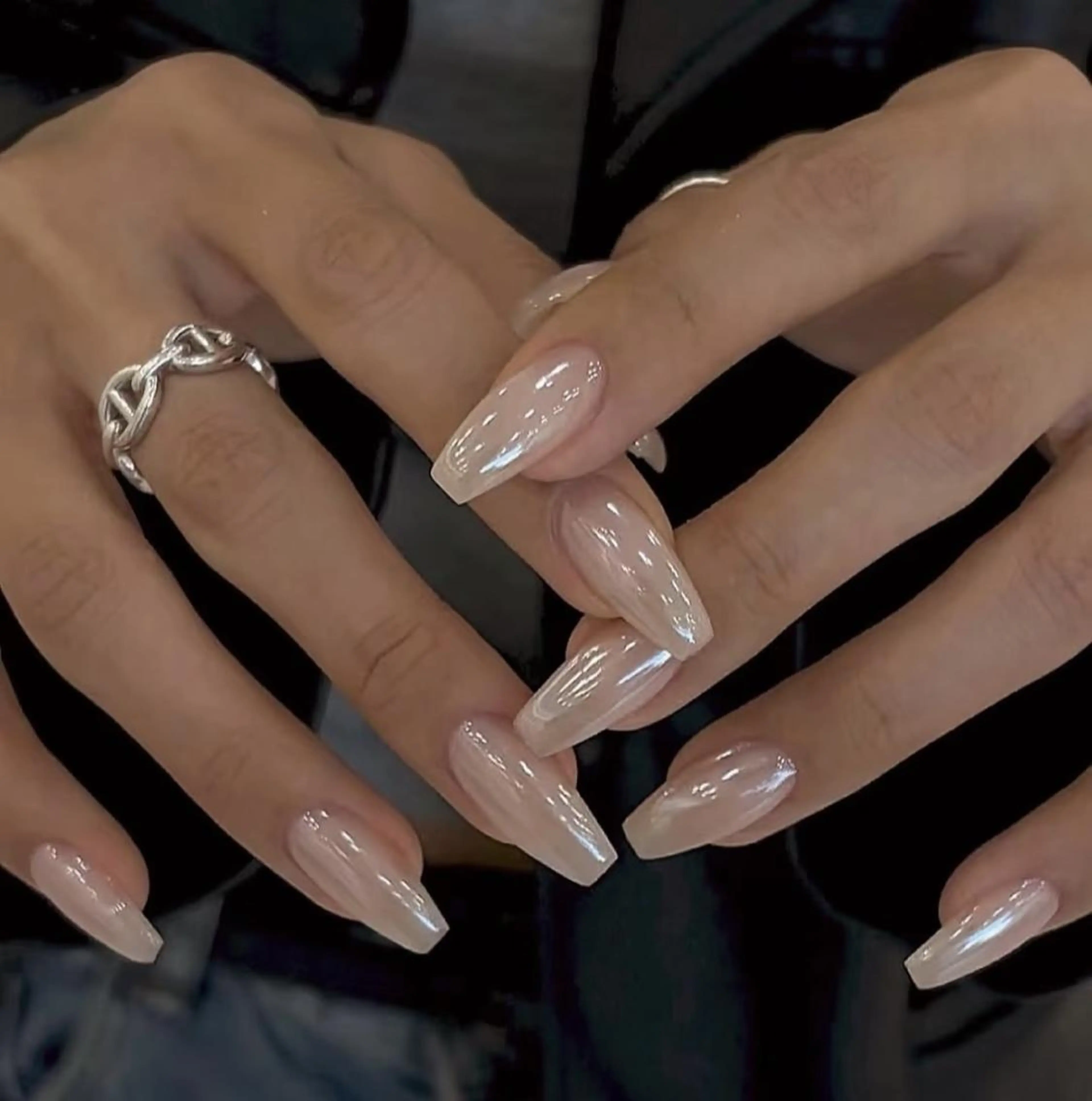 ネイル ミラーネイル ハンドネイル 渋谷 Domi Nailのネイルデザイン