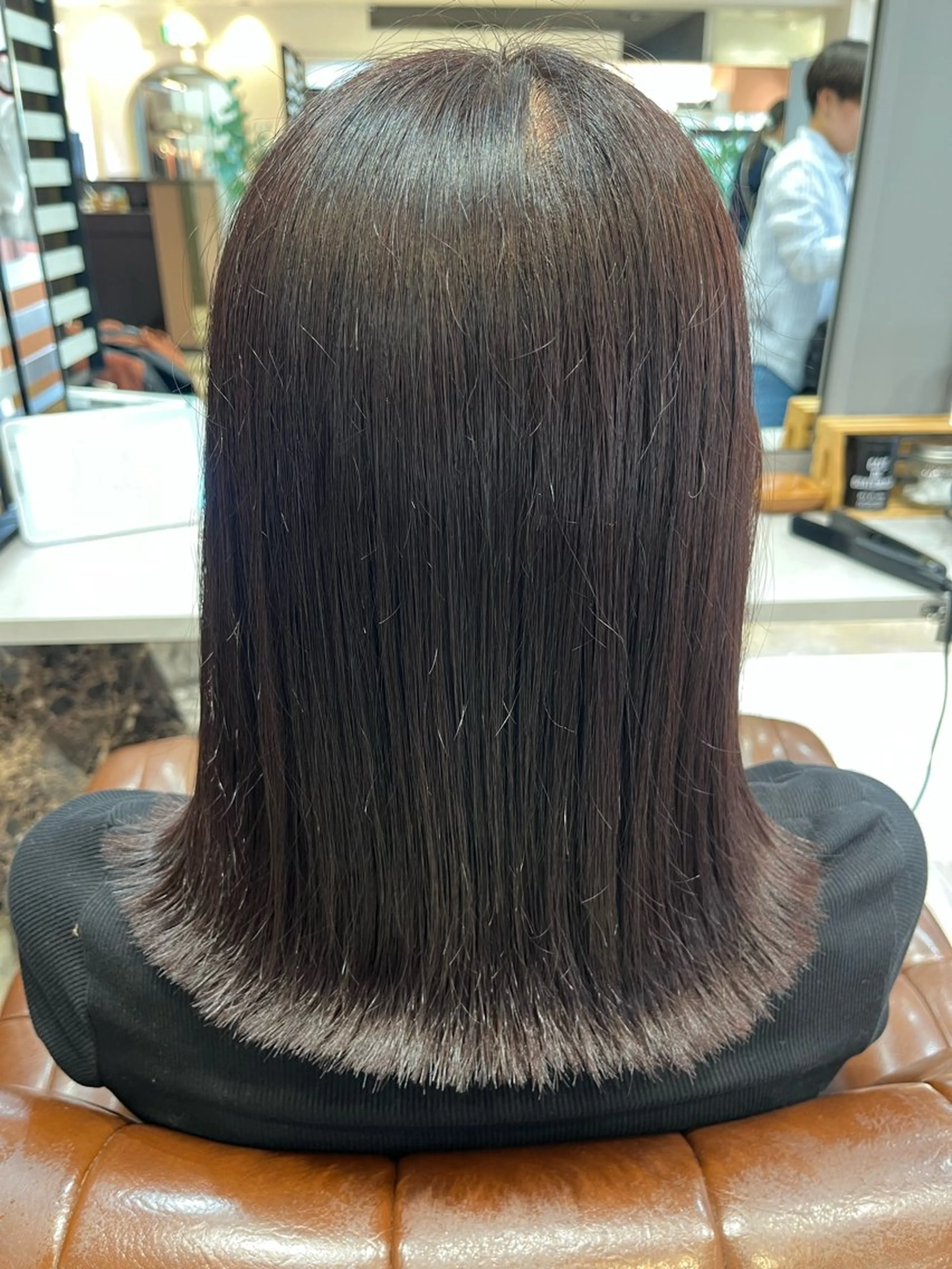 ミディアム メンズパーマ/透明感 カラー/徳田真緒のヘアスタイル