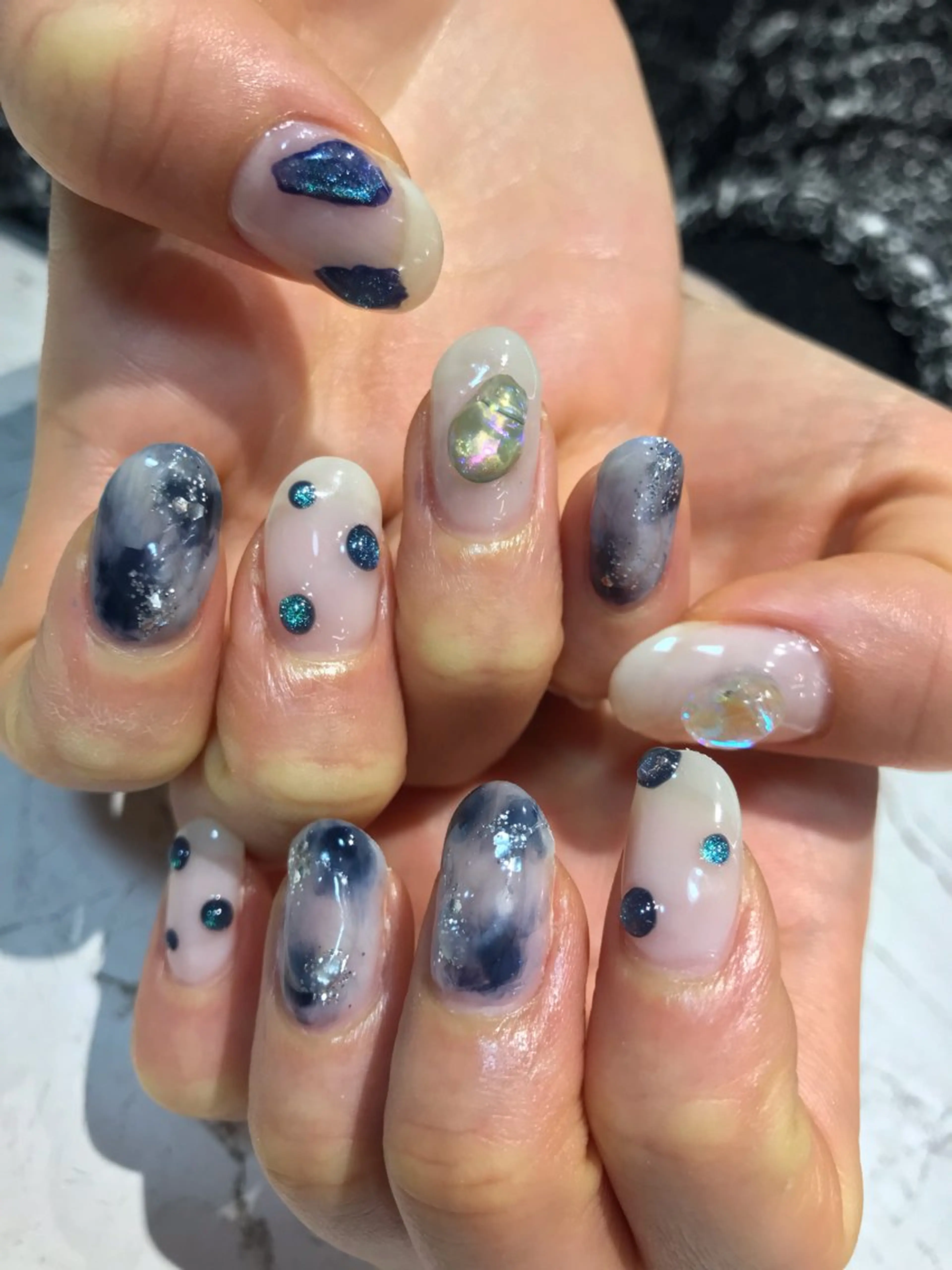 ネイル ニュアンスネイル ハンドネイル ROCCO nailのネイルデザイン