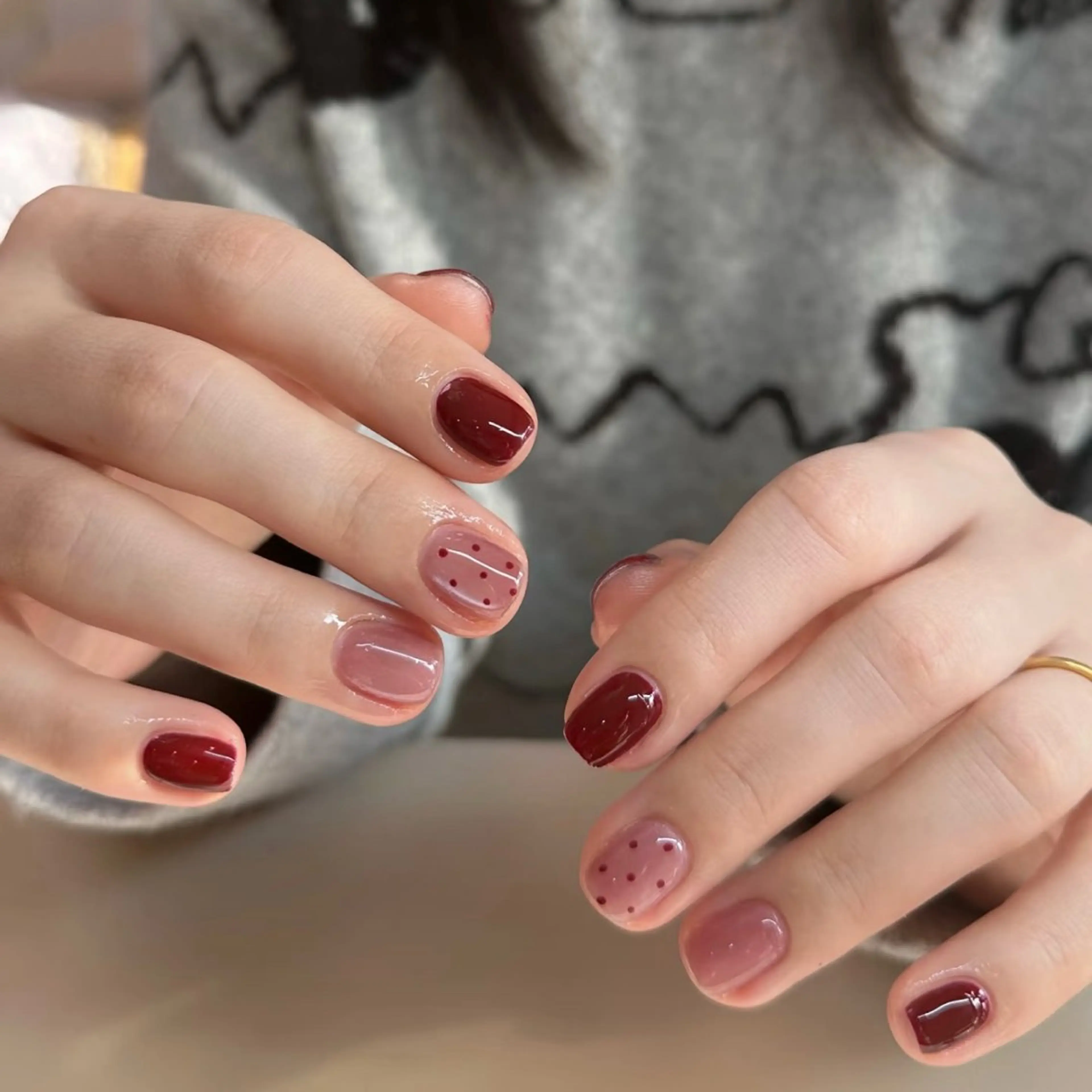 ネイル アートネイル シンプルネイル Nail salon Amoureuse ネイルサロン アムルーズ所属・ネイリスト ミクのネイルデザイン