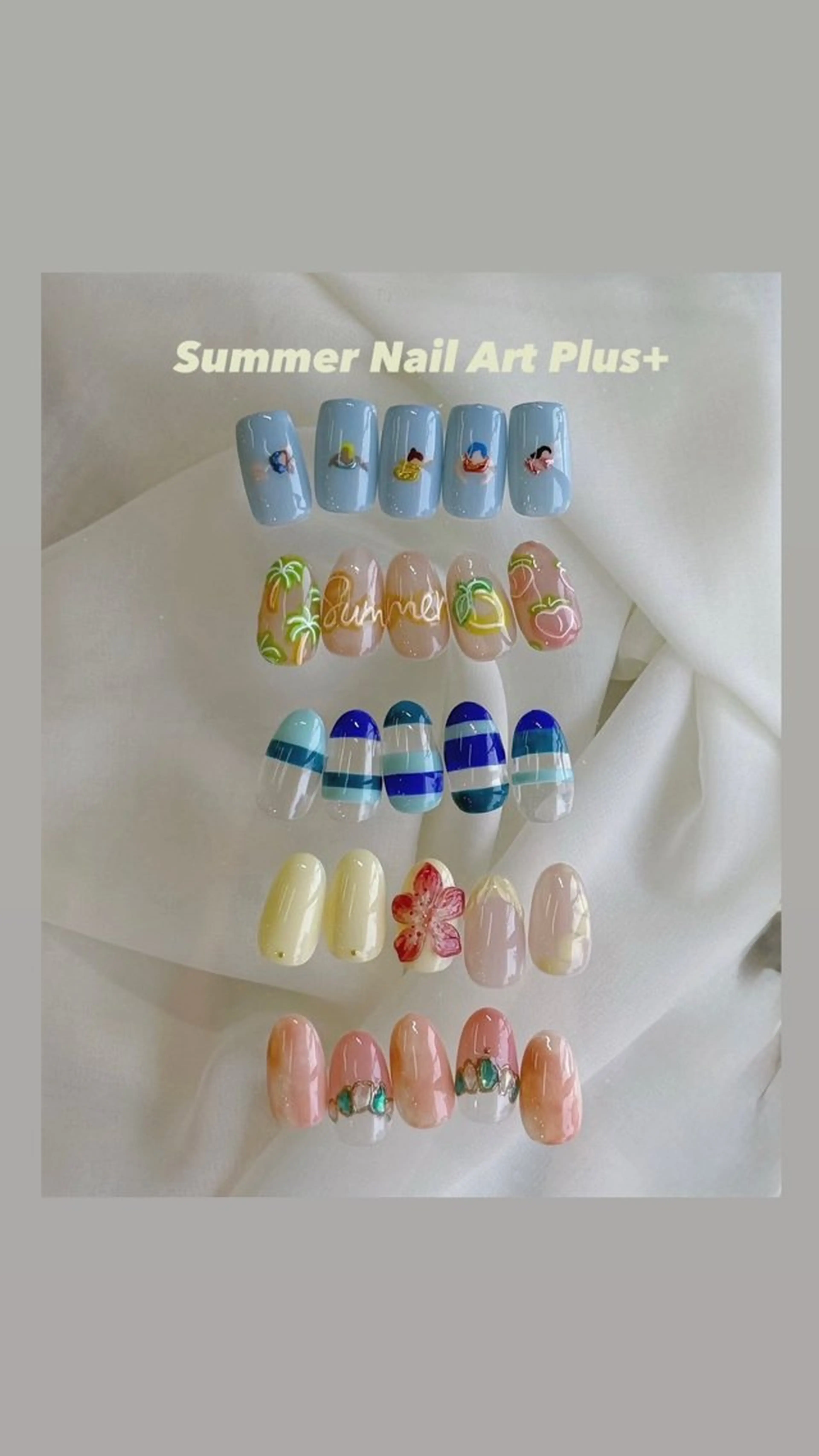 ネイル アートネイル 夏ネイル Momoka ネイリスト福岡/薬院のネイルデザイン