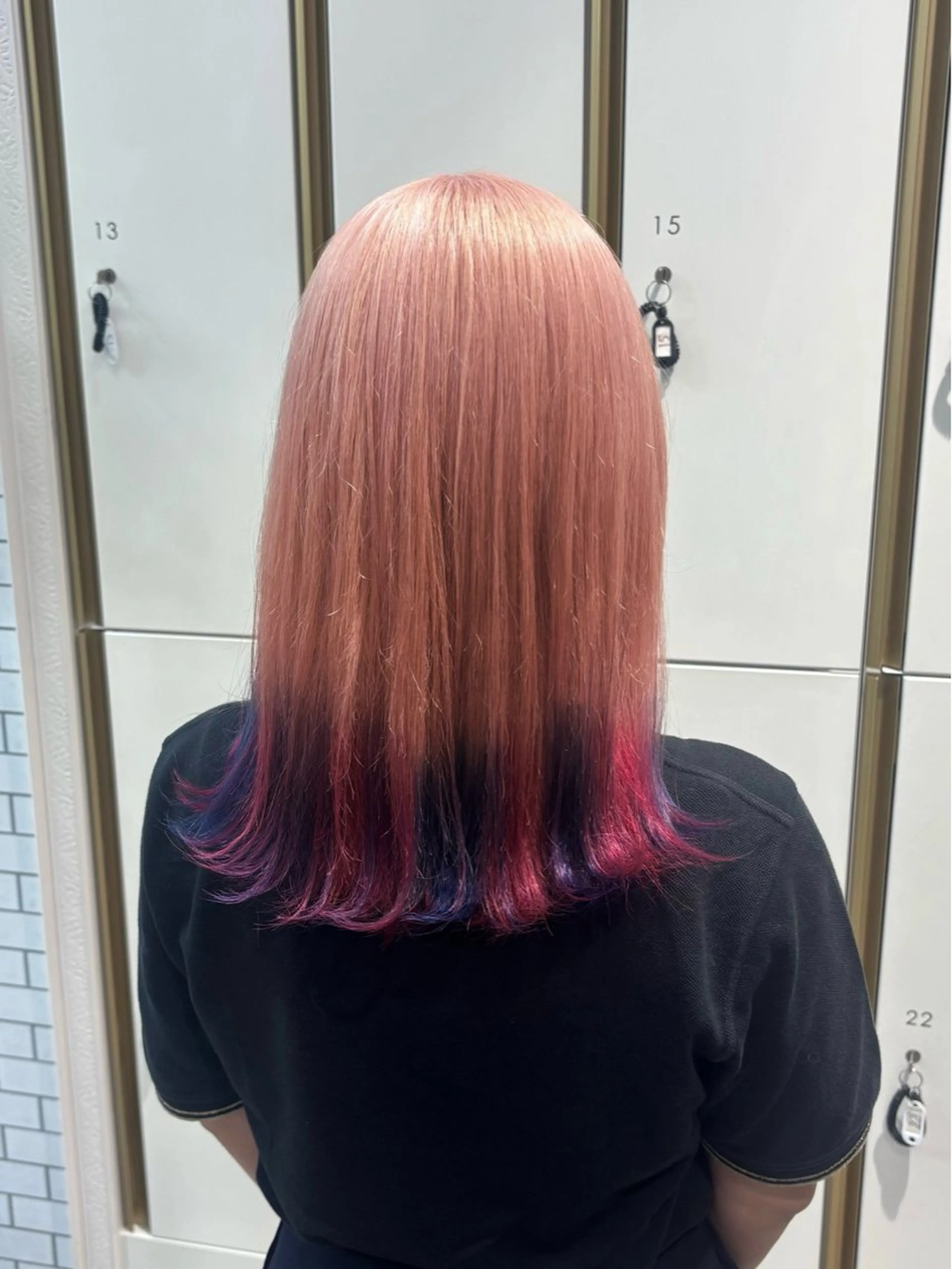 カラー デザインカラー ヘアカラー トリートメント 透明感カラー/ レイヤーカット/麻咲のヘアスタイル