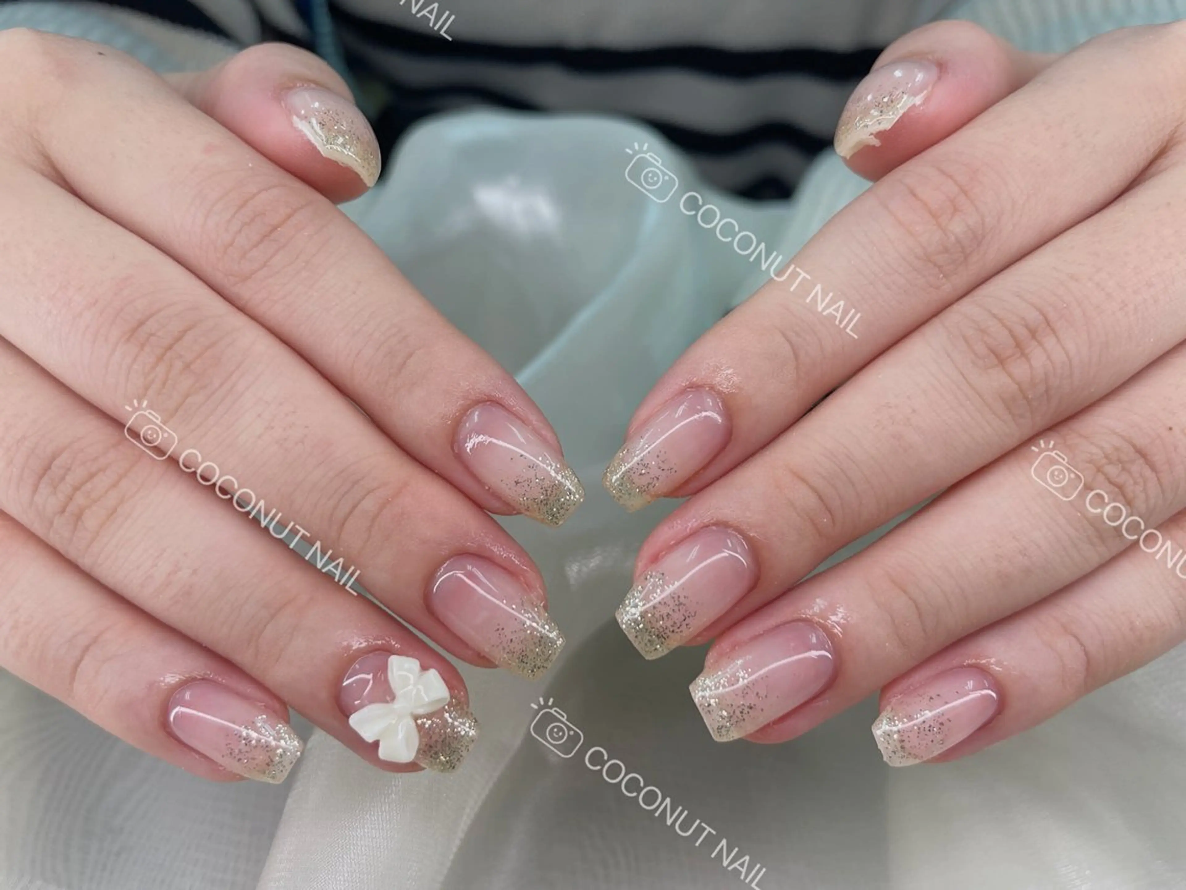 ネイル ハンドネイル 神田 ココナッツのネイルデザイン