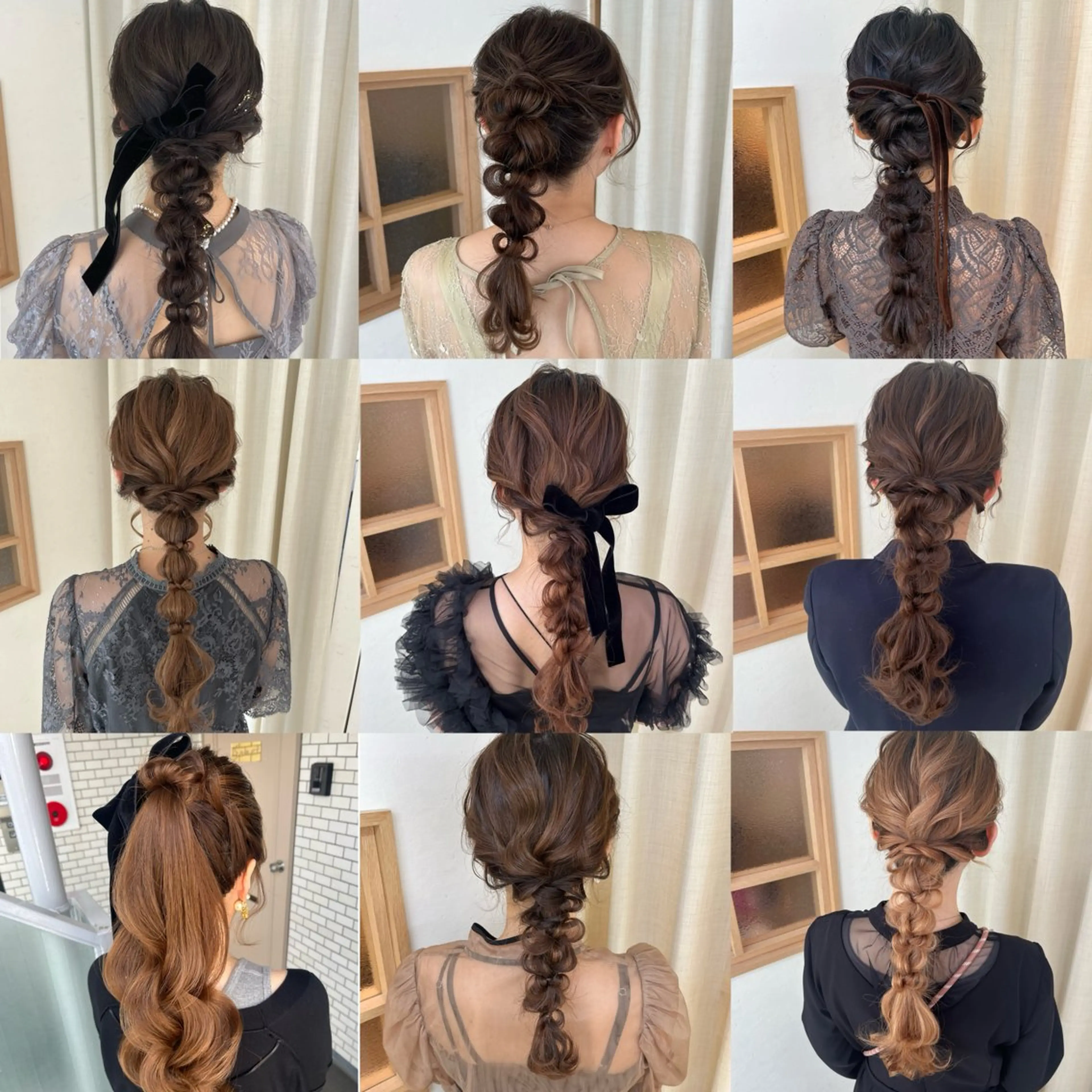 ヘアアレンジ ポニーテール ヘアセット 参列・イベントヘア♡ ゆいなのヘアスタイル