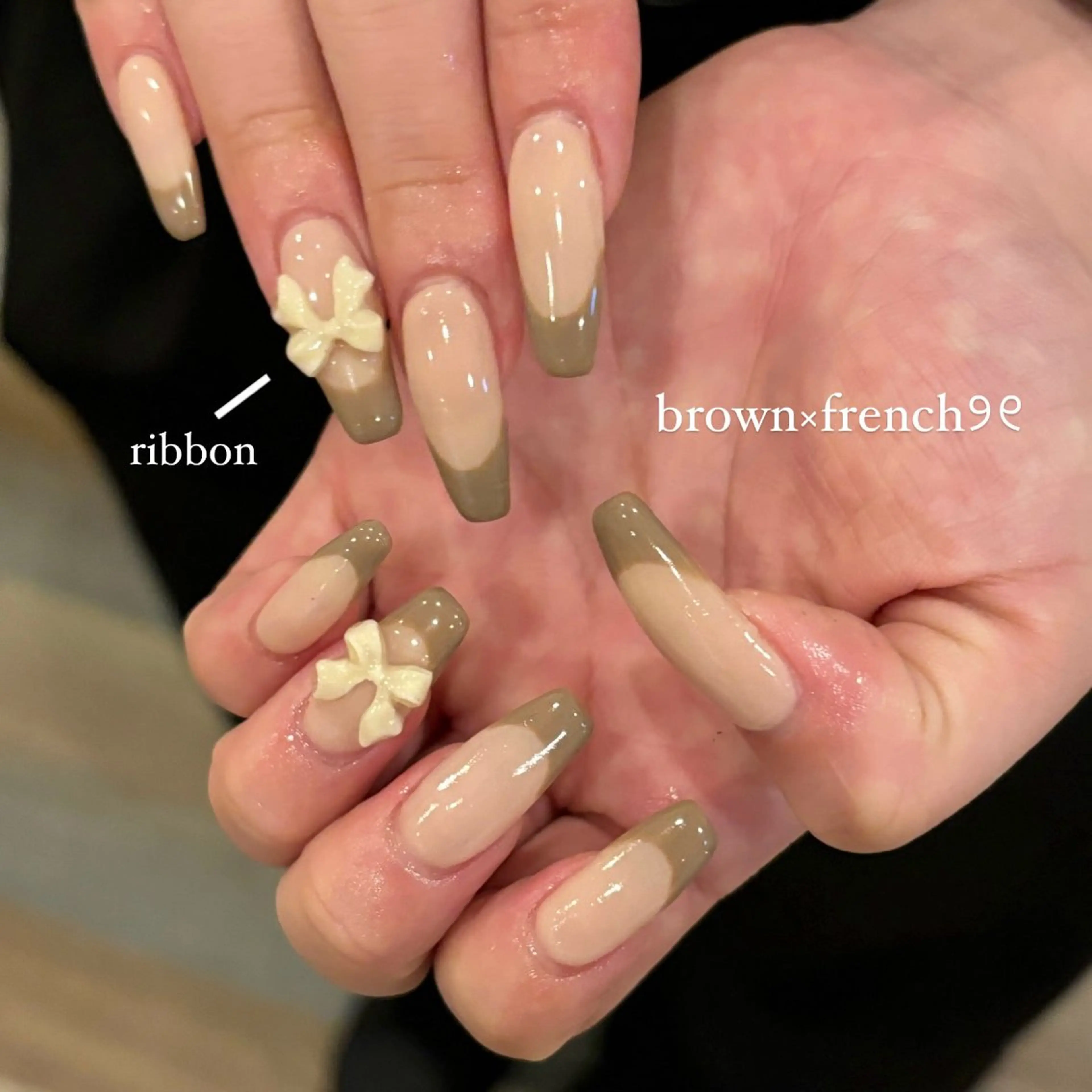 ネイル フレンチネイル ハンドネイル millie ainee太田のネイルデザイン