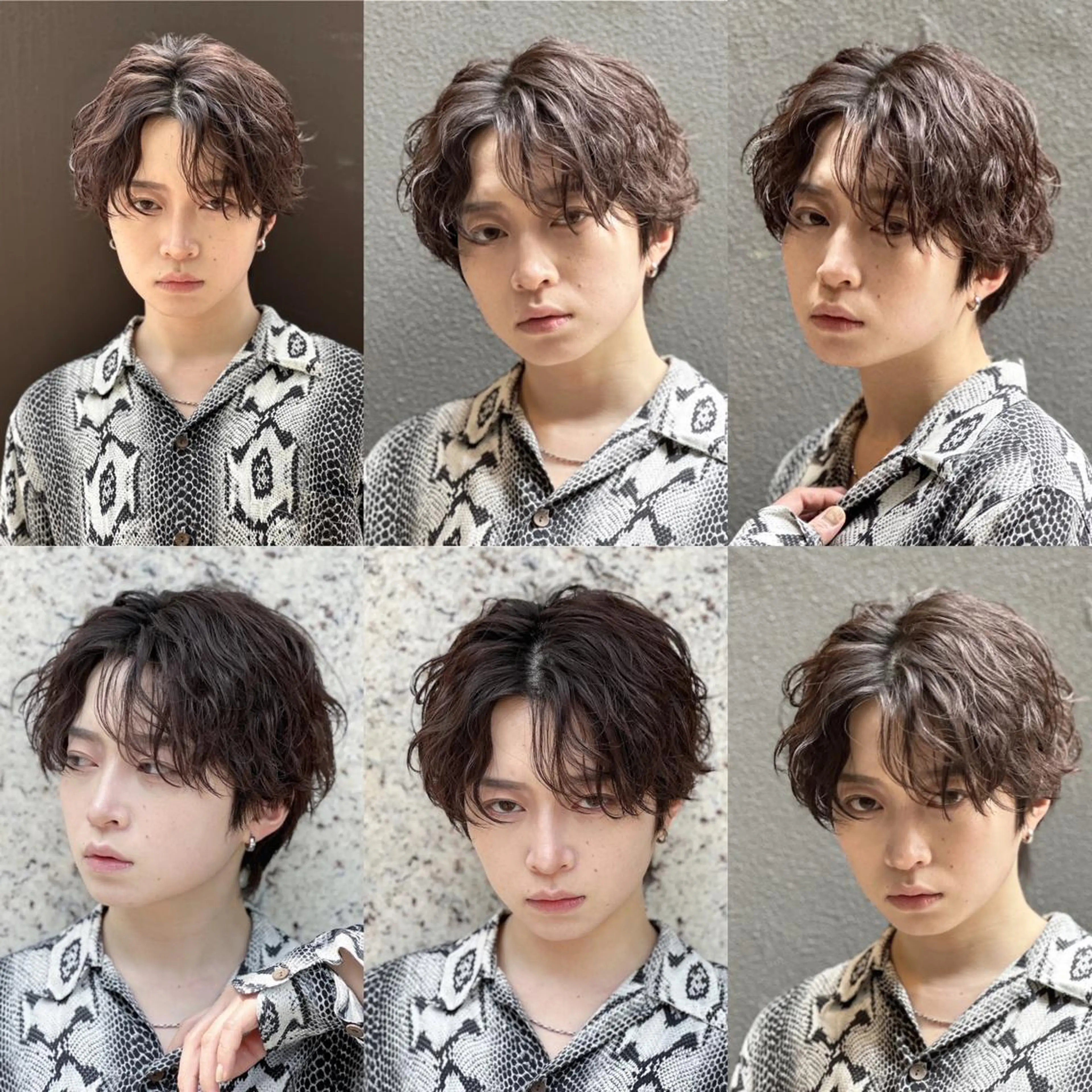 メンズ カット 🎖️似合わせメンズ パーマ🎖️カネキのヘアスタイル