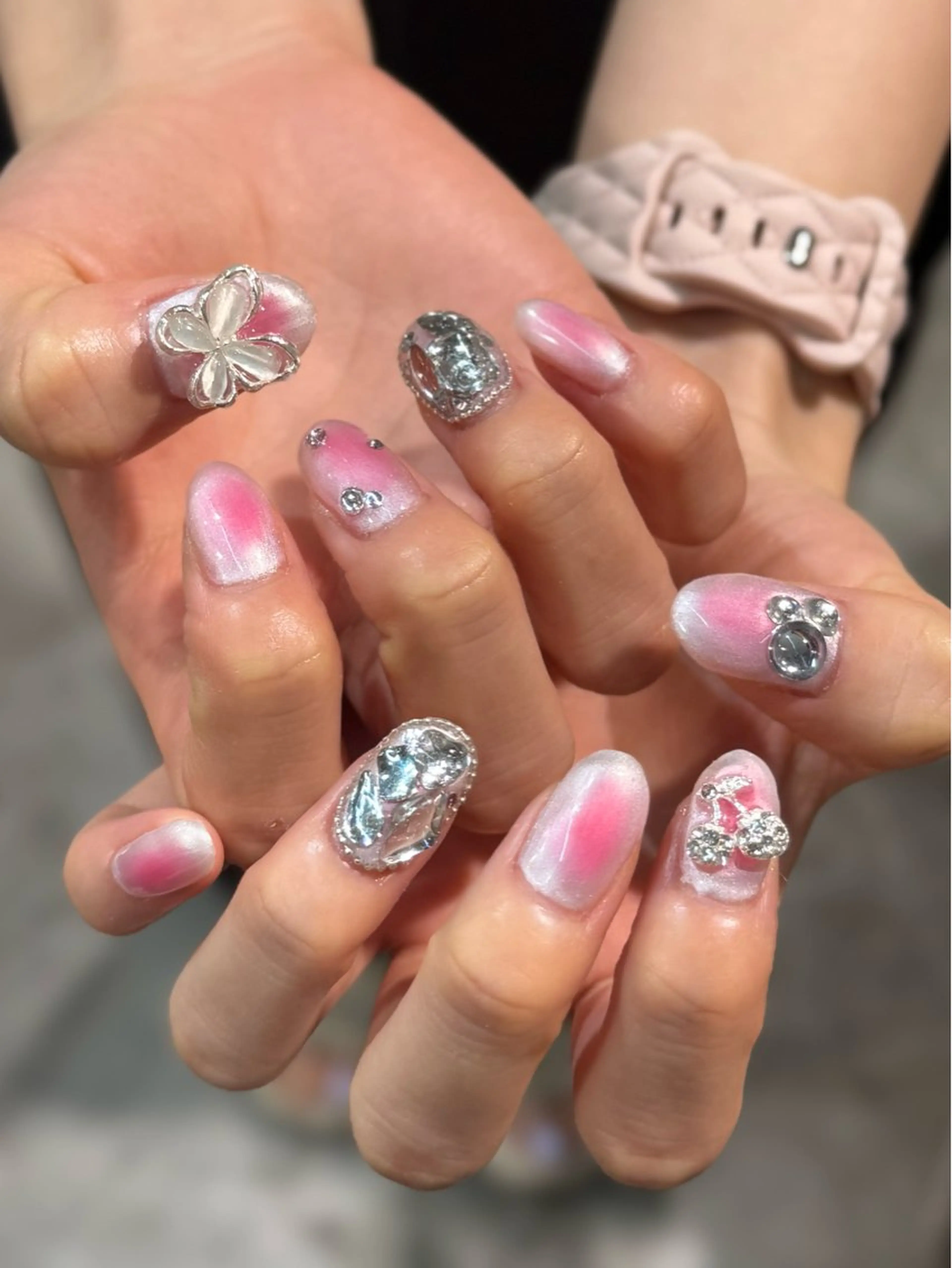 メンズ ネイル ハンドネイル ハイトーン/ネイル /ミウ 🌺❤︎のヘアスタイル