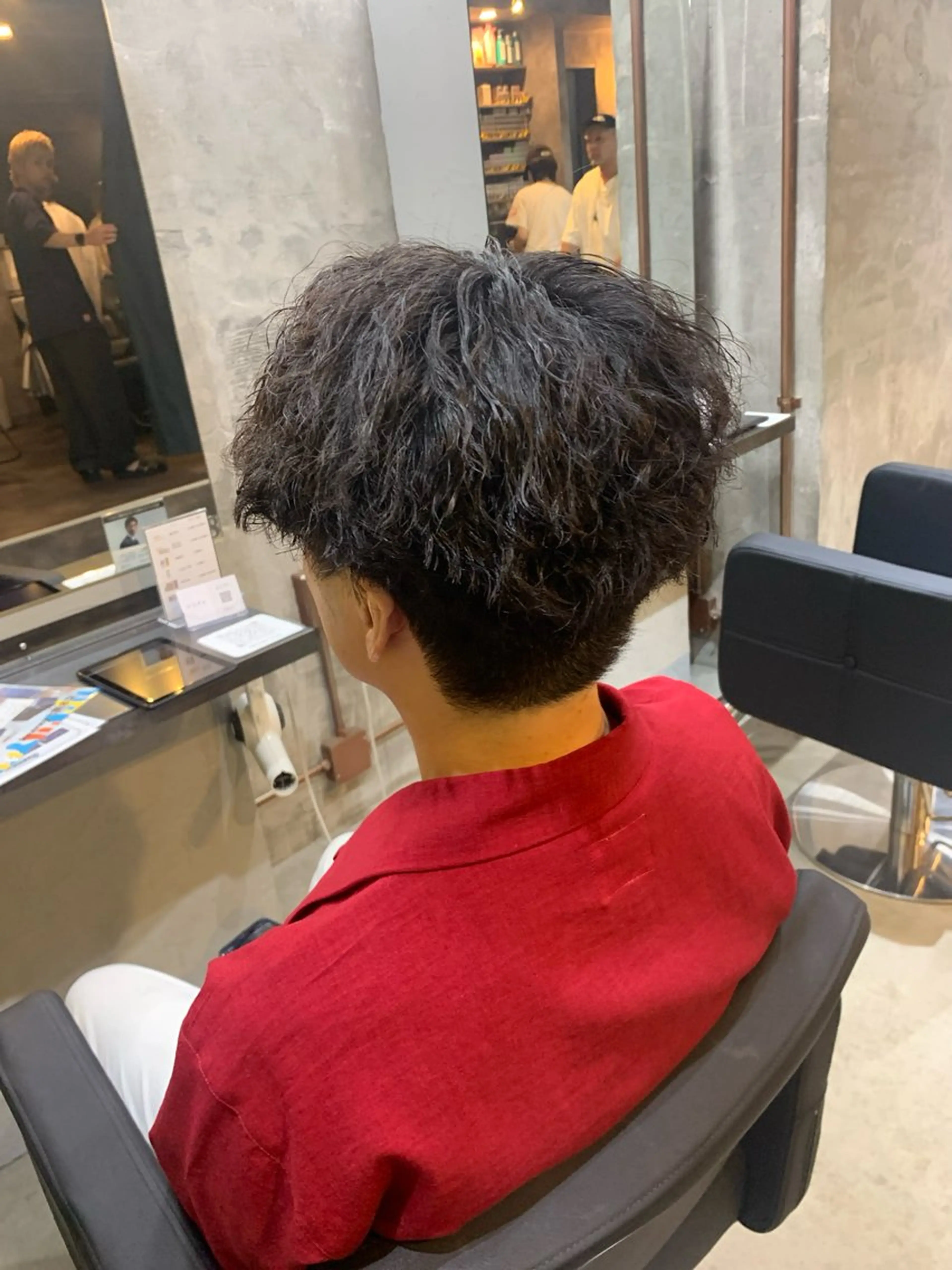 パーマ メンズ マッシュ メンズパーマ ツイストスパイラルパーマ スパイラルパーマ カット パーマ ⚡️メンズパーマ特化 mens支持◎/忠地のヘアスタイル