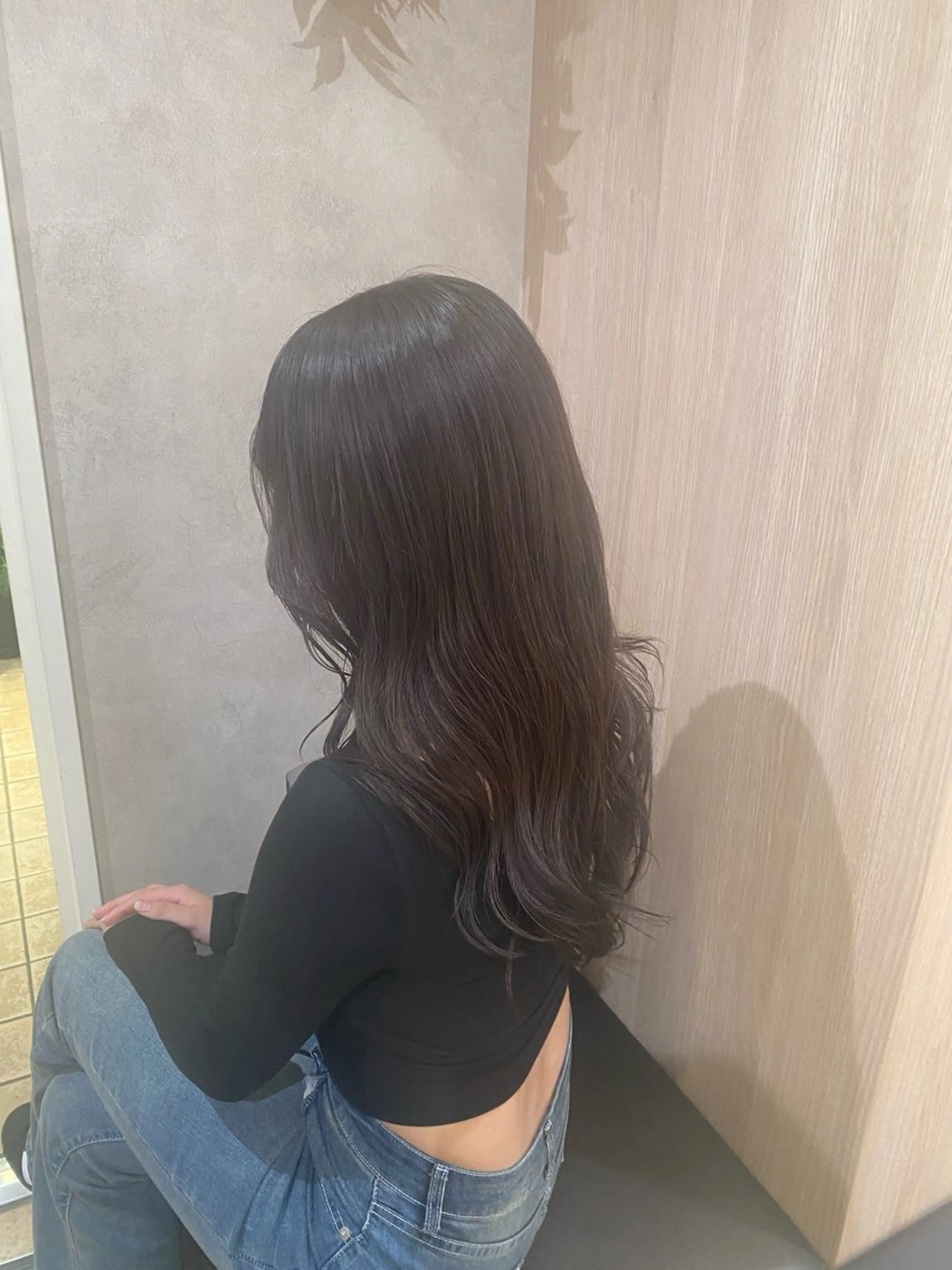 セミロング カット無料/ みく🧸💟表参道のヘアスタイル