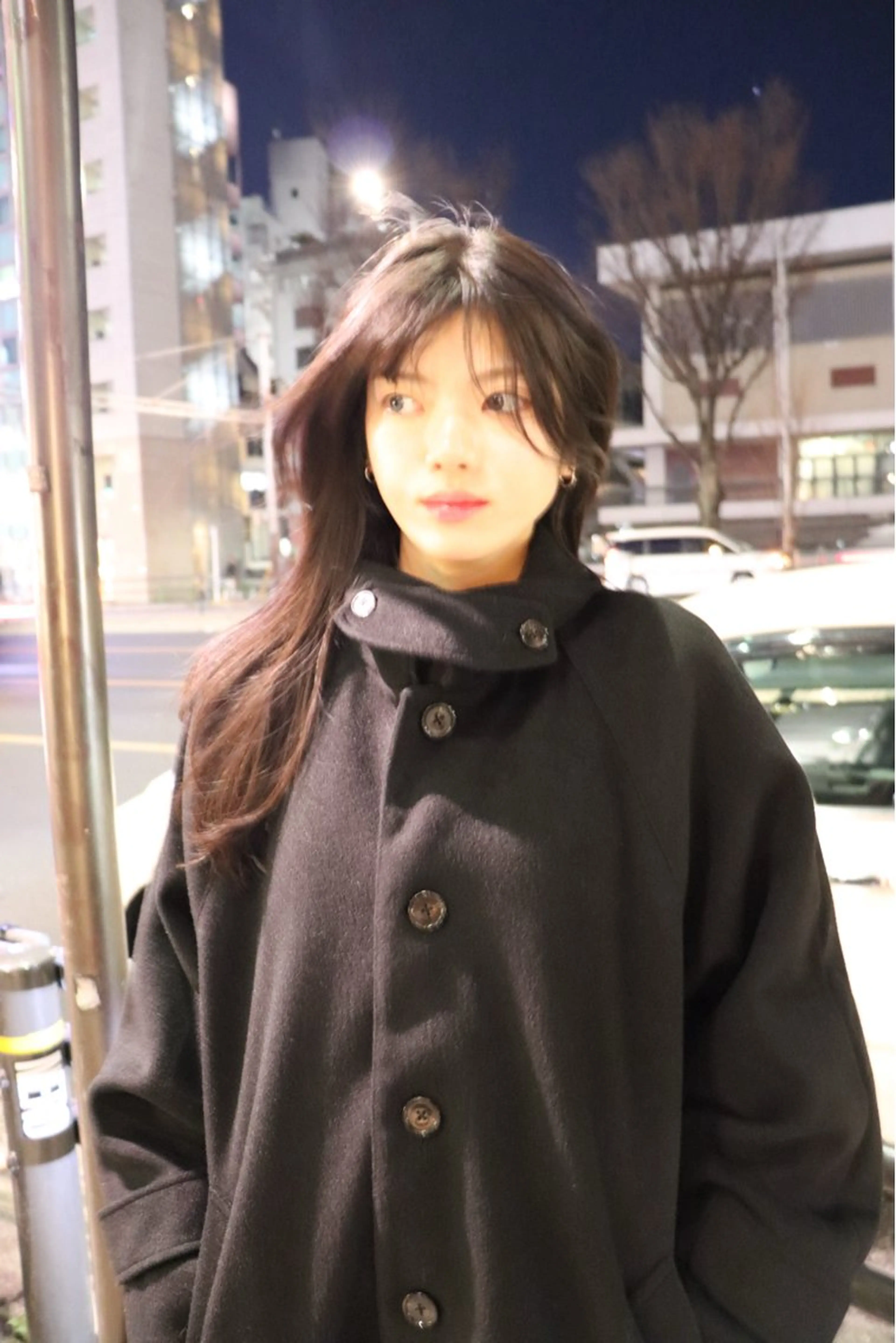 セミロング パーマ 似合わせカット /パーマ岡本淳平のヘアスタイル