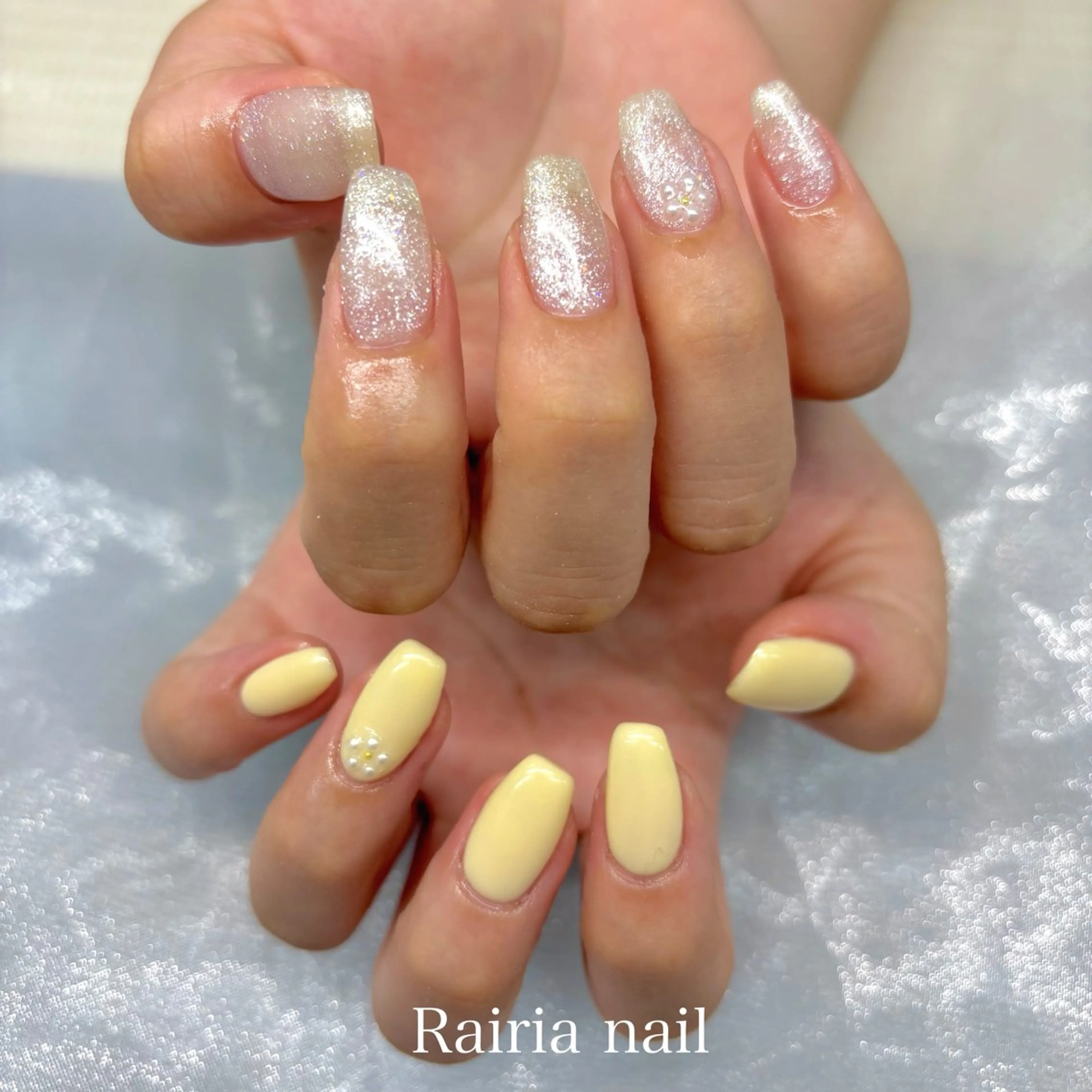 ネイル ハンドネイル rairiaharu パラジェルのネイルデザイン