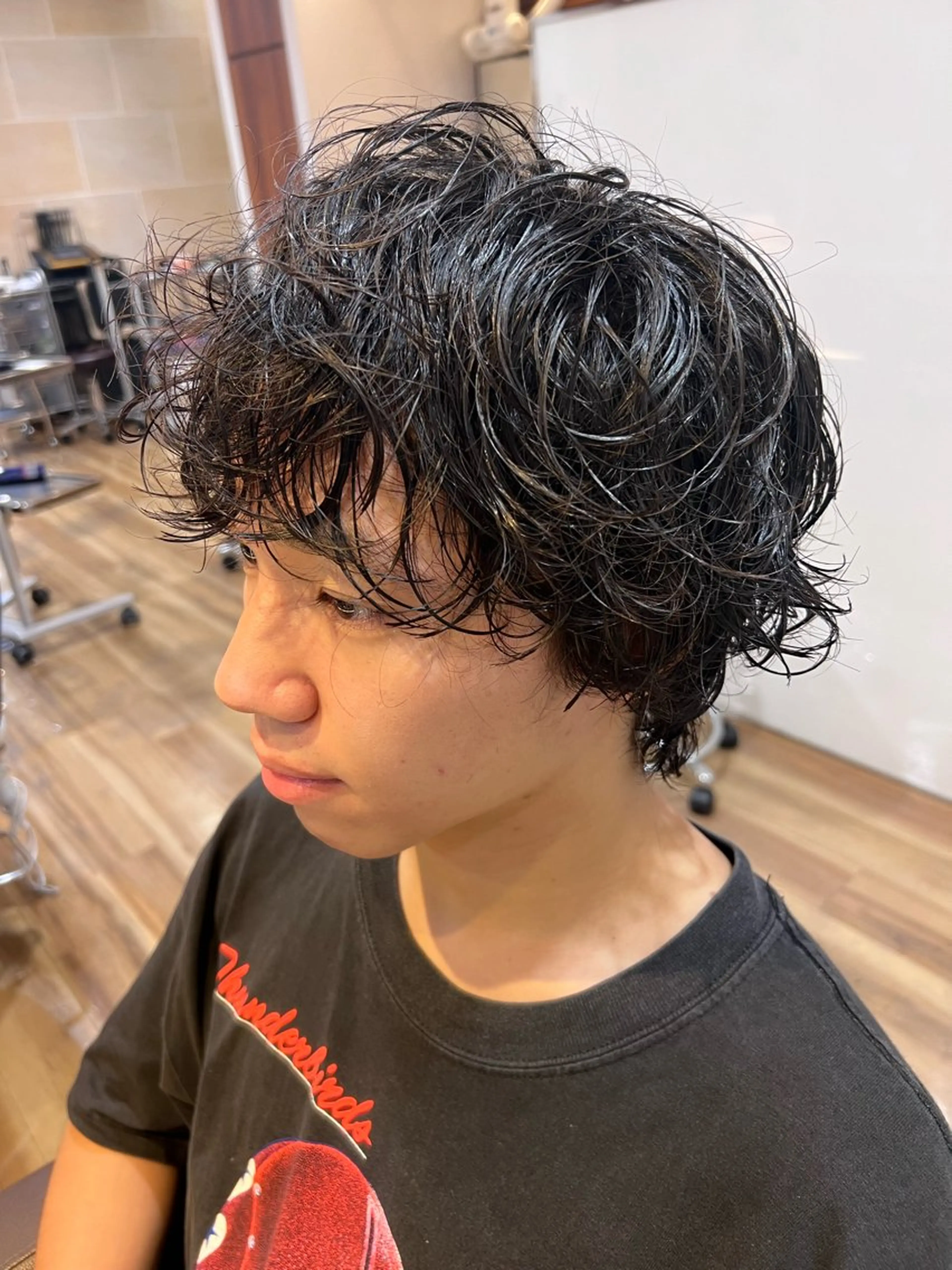 パーマ メンズ しみず さくら🌸のヘアスタイル