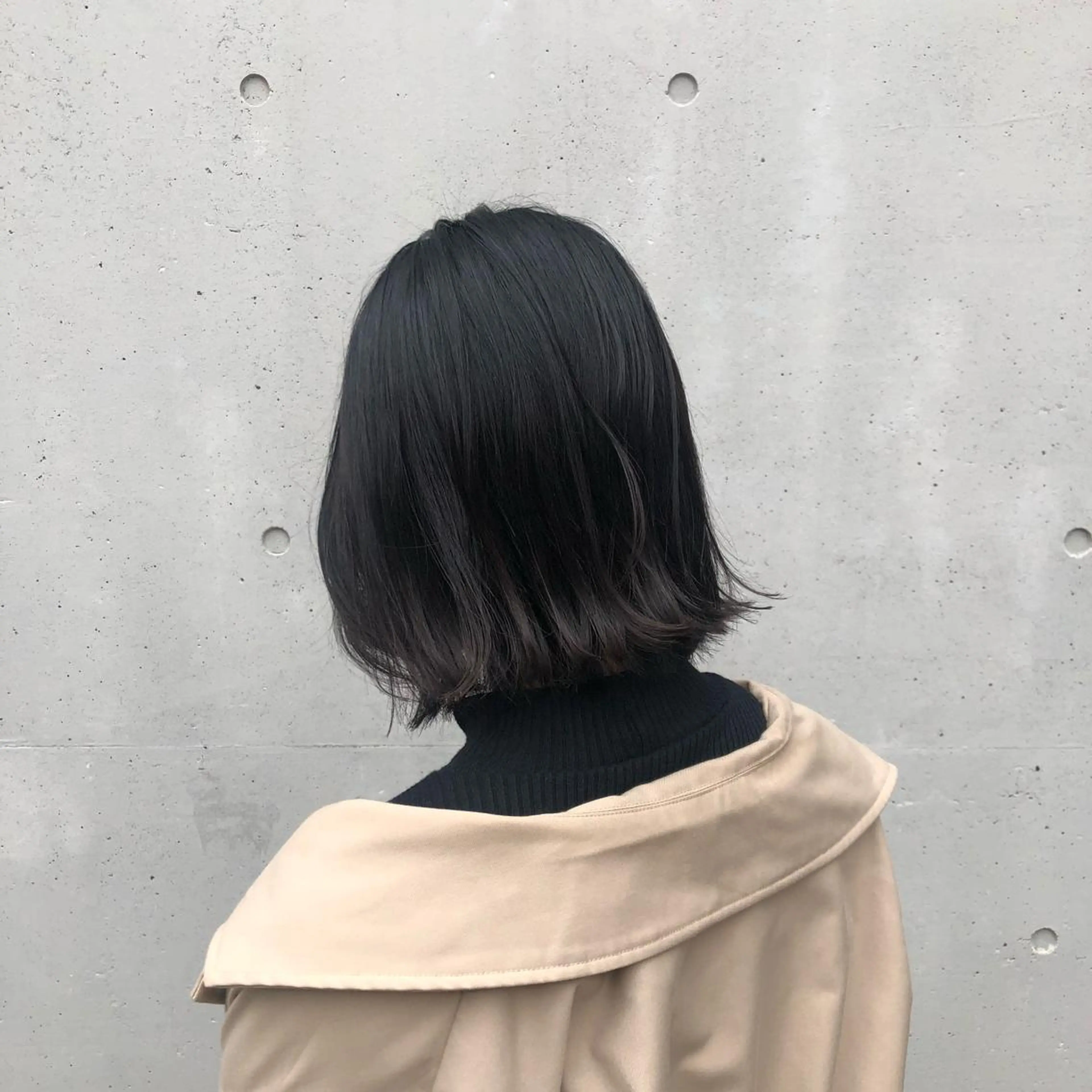 ミディアム カラー 透明感カラー グレージュ ボブ カット ヘアカラー トリートメント 酸性縮毛矯正🧴韓国 レイヤー/髪質改善のヘアスタイル