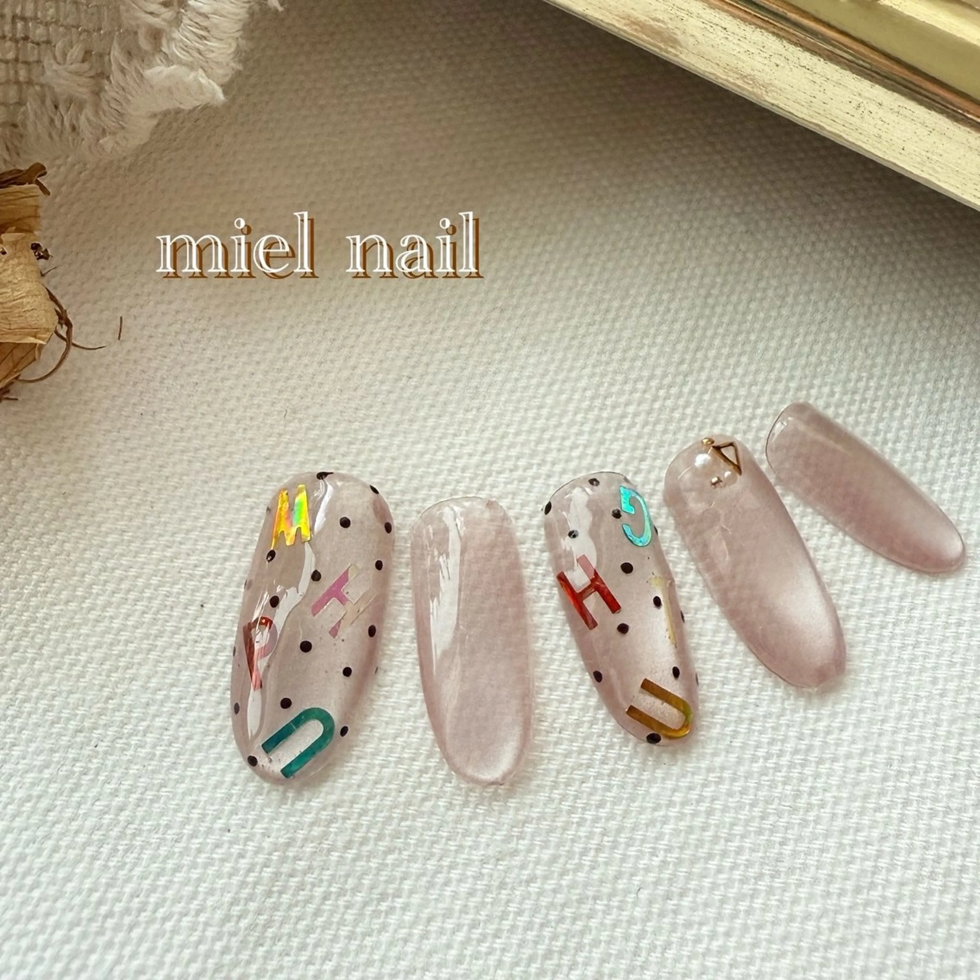 ネイル 冬ネイル ハンドネイル miel nailのネイルデザイン