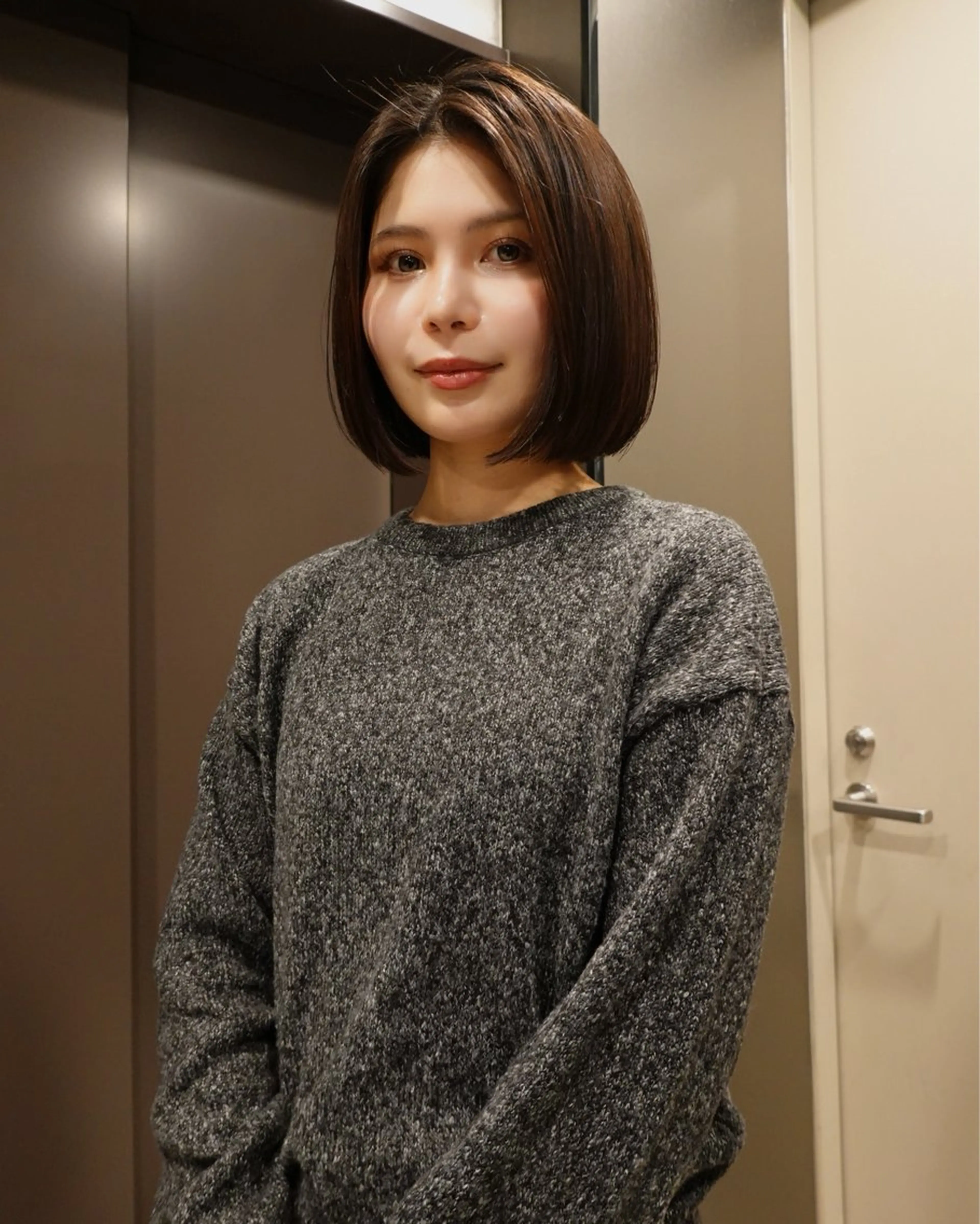 ミディアム カット ヘアカラー HARUKI MINATO JAPAN　東京店所属・似合わせボブ/レイヤ ー/川田大輝/表参道のヘアスタイル