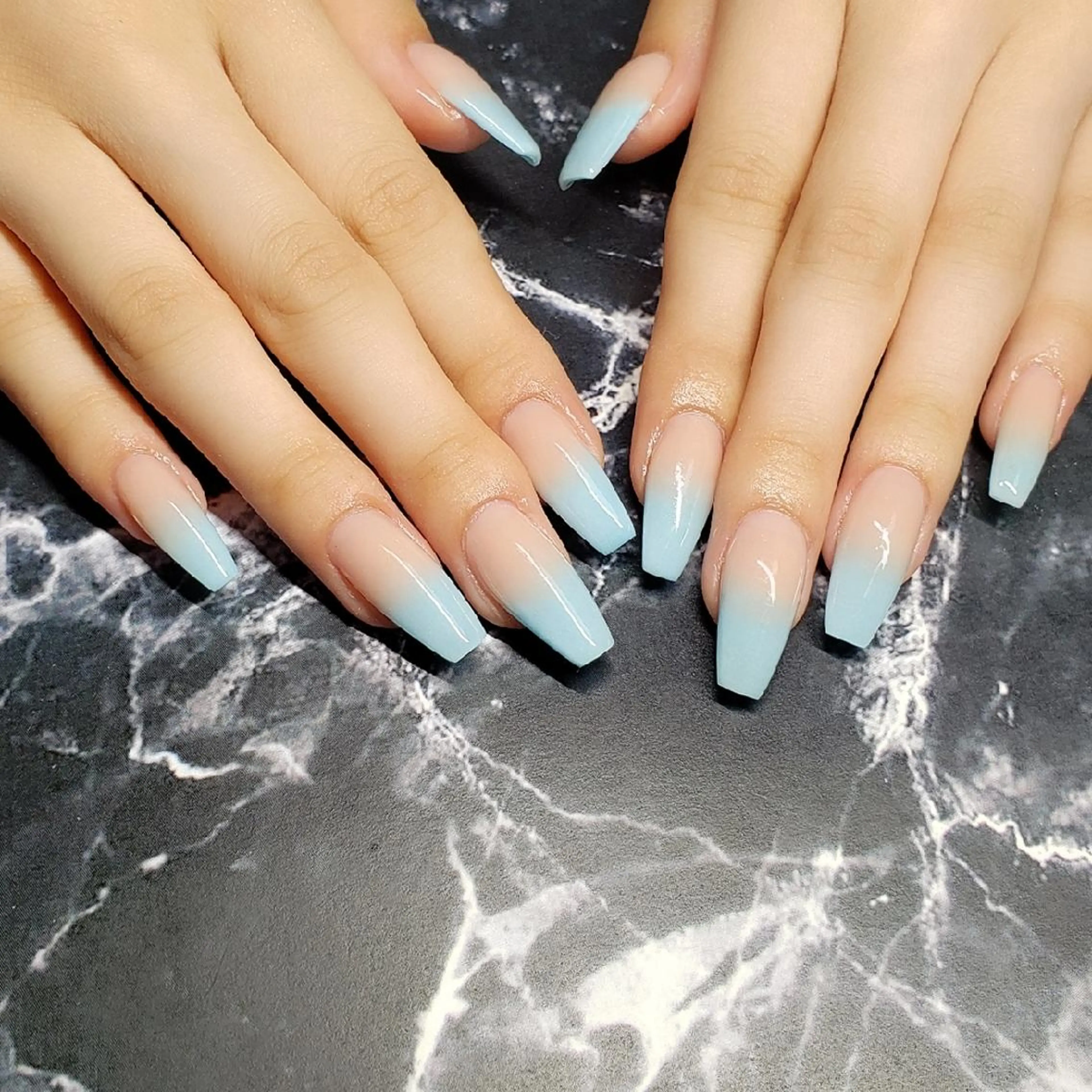 セミロング ネイル ハンドネイル クロキ 。のネイルデザイン