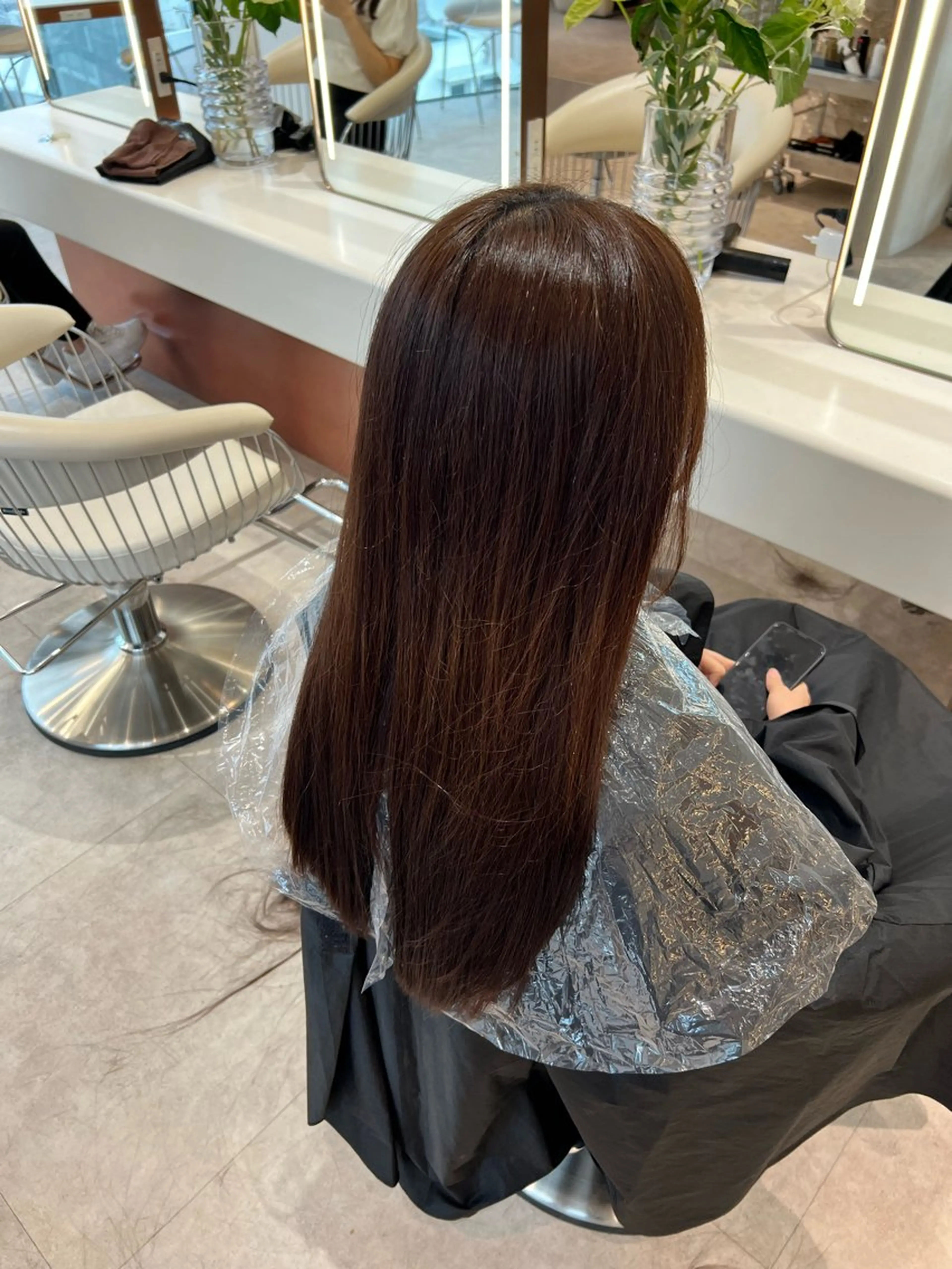 ミディアム カラー ✨髪質改善 縮毛矯正 艶髪 立川 コウキ✨のヘアスタイル