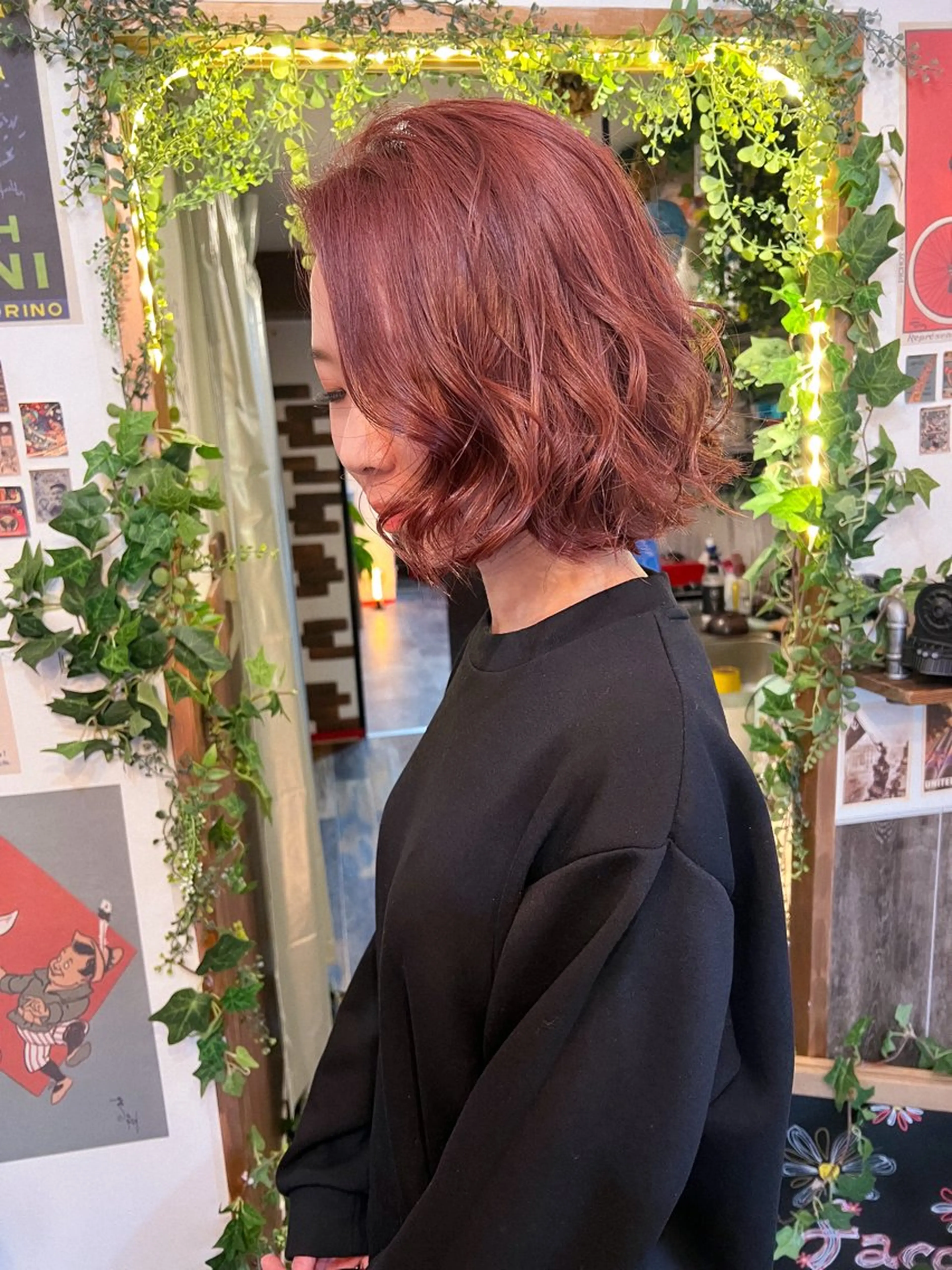 ショート カラー ブラウンカラー ヘアカラー カラーパティシエ facce🌼ikoのヘアスタイル