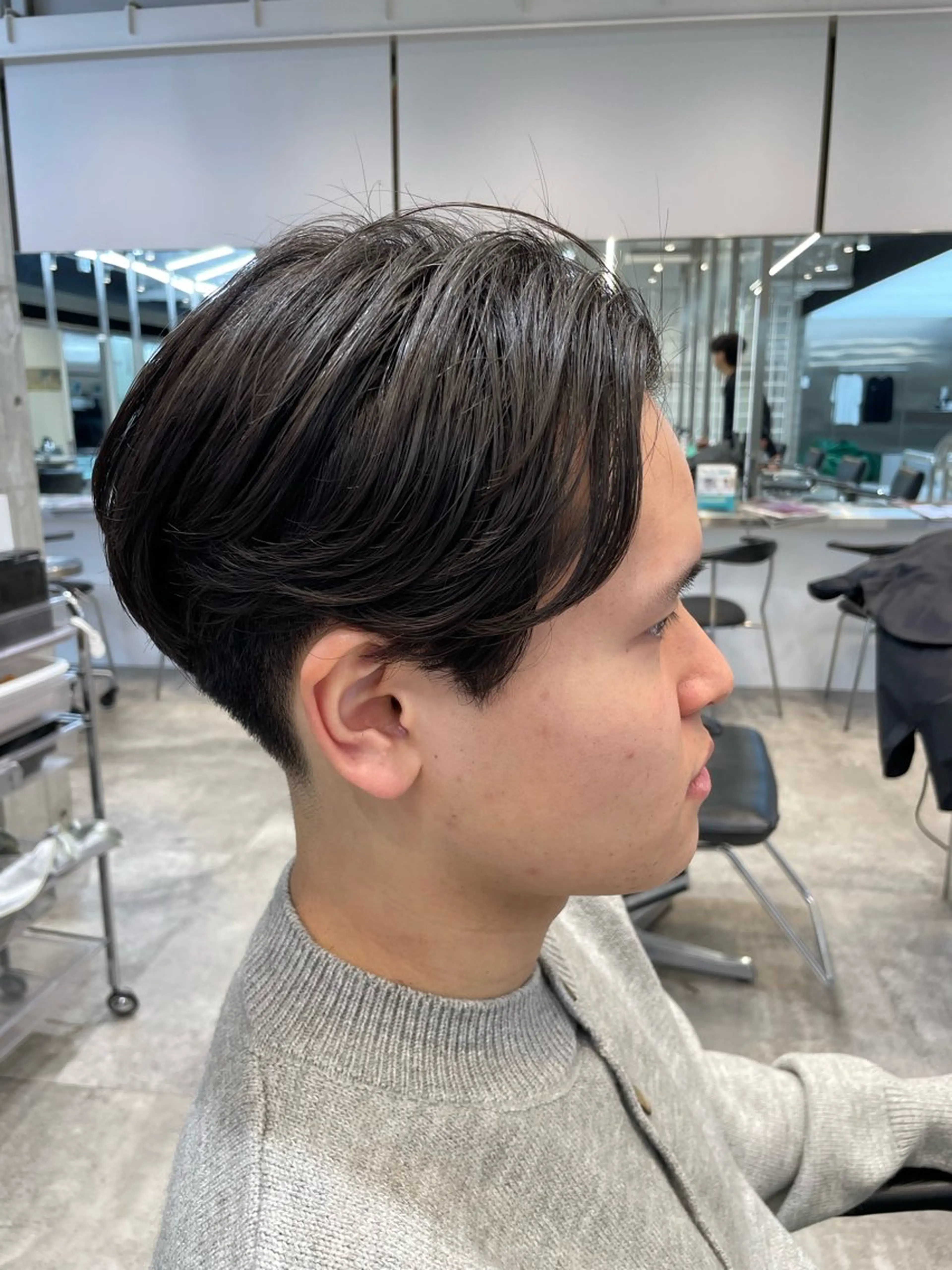 ショート パーマ メンズ 縮毛矯正 カット 縮毛矯正 神山 哲のヘアスタイル