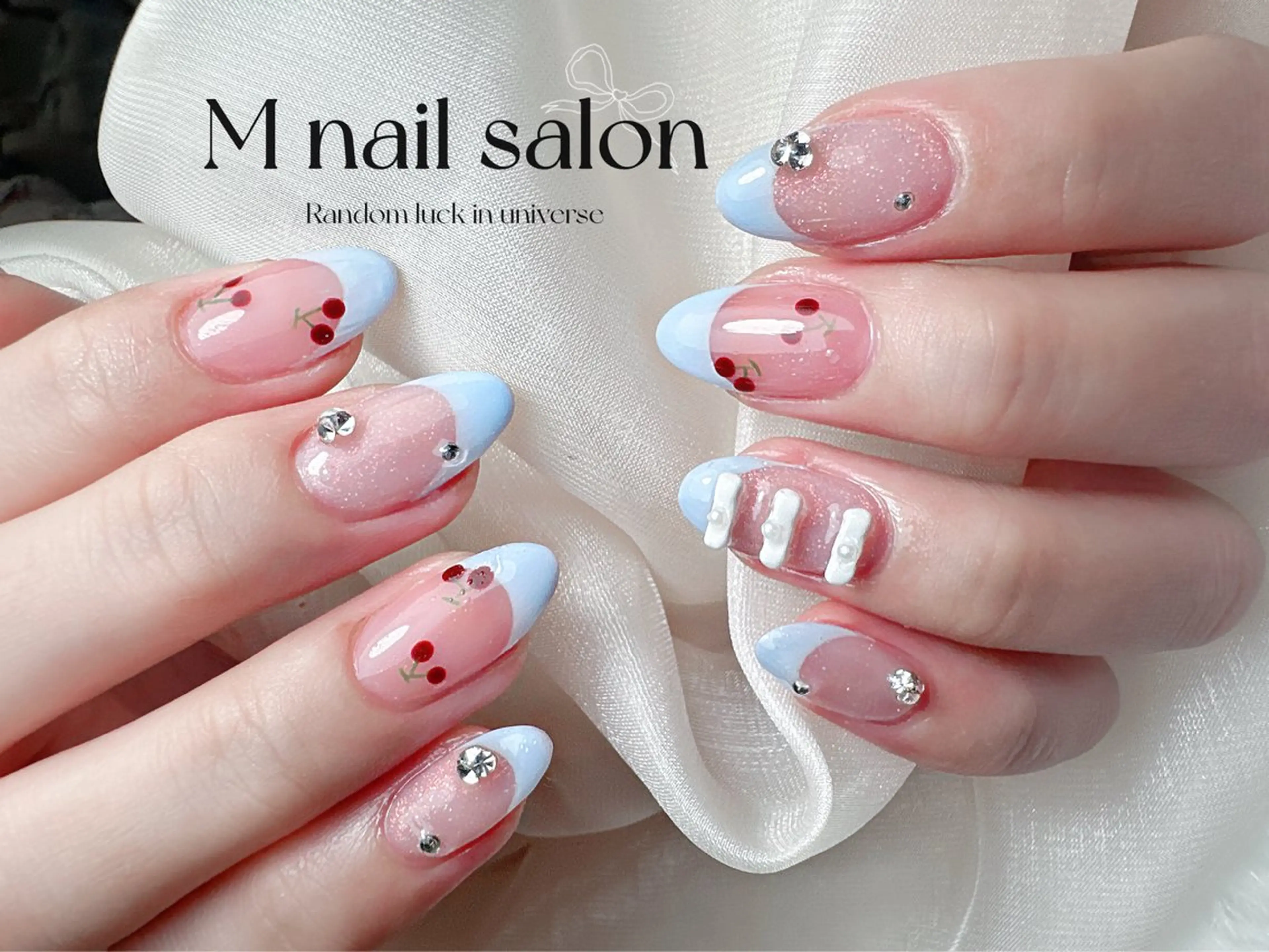 ネイル ハンドネイル M🌷nail 長さだし専門店のネイルデザイン