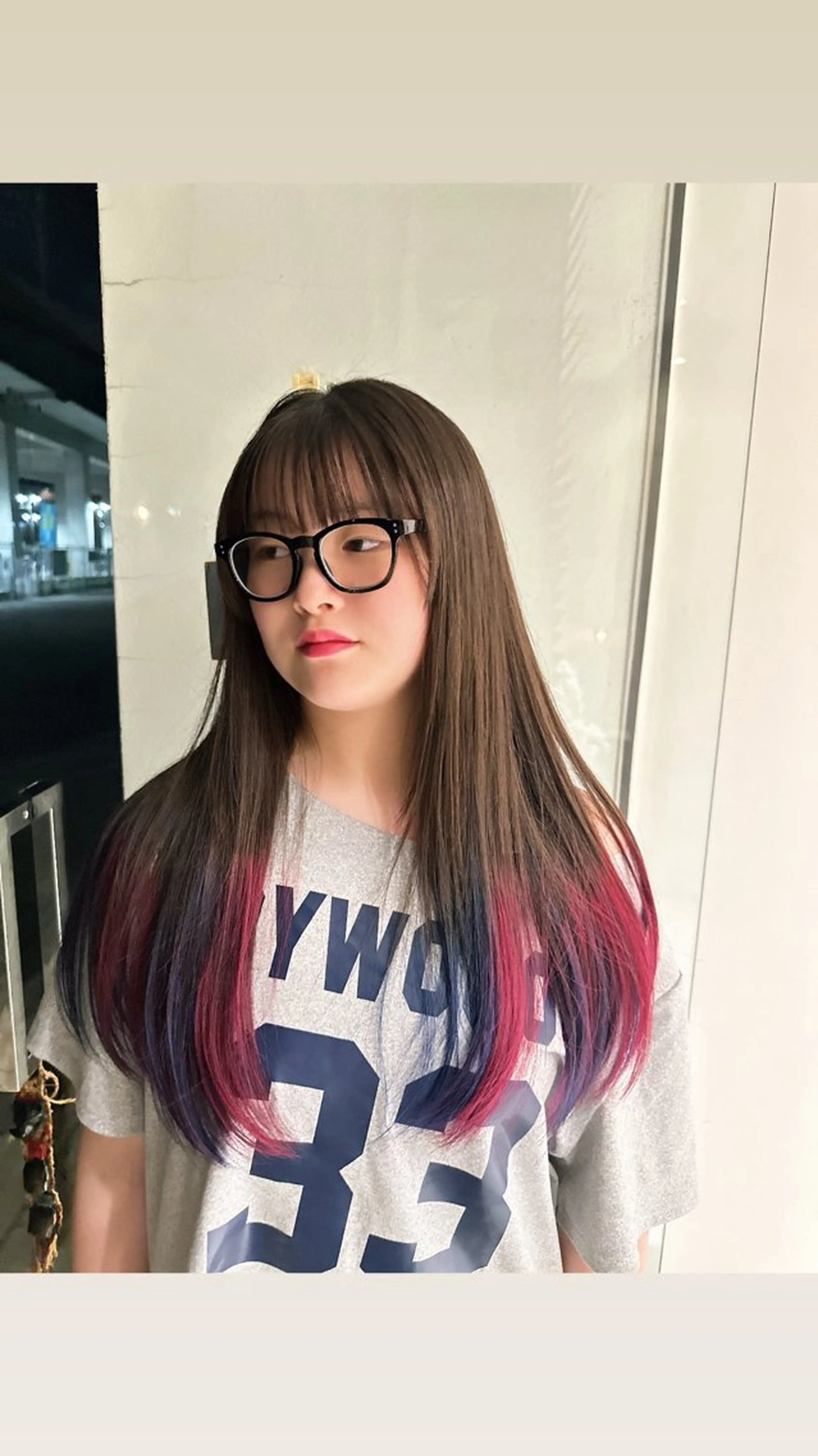 ロング カラー octo所属・梅澤 杏菜のヘアスタイル