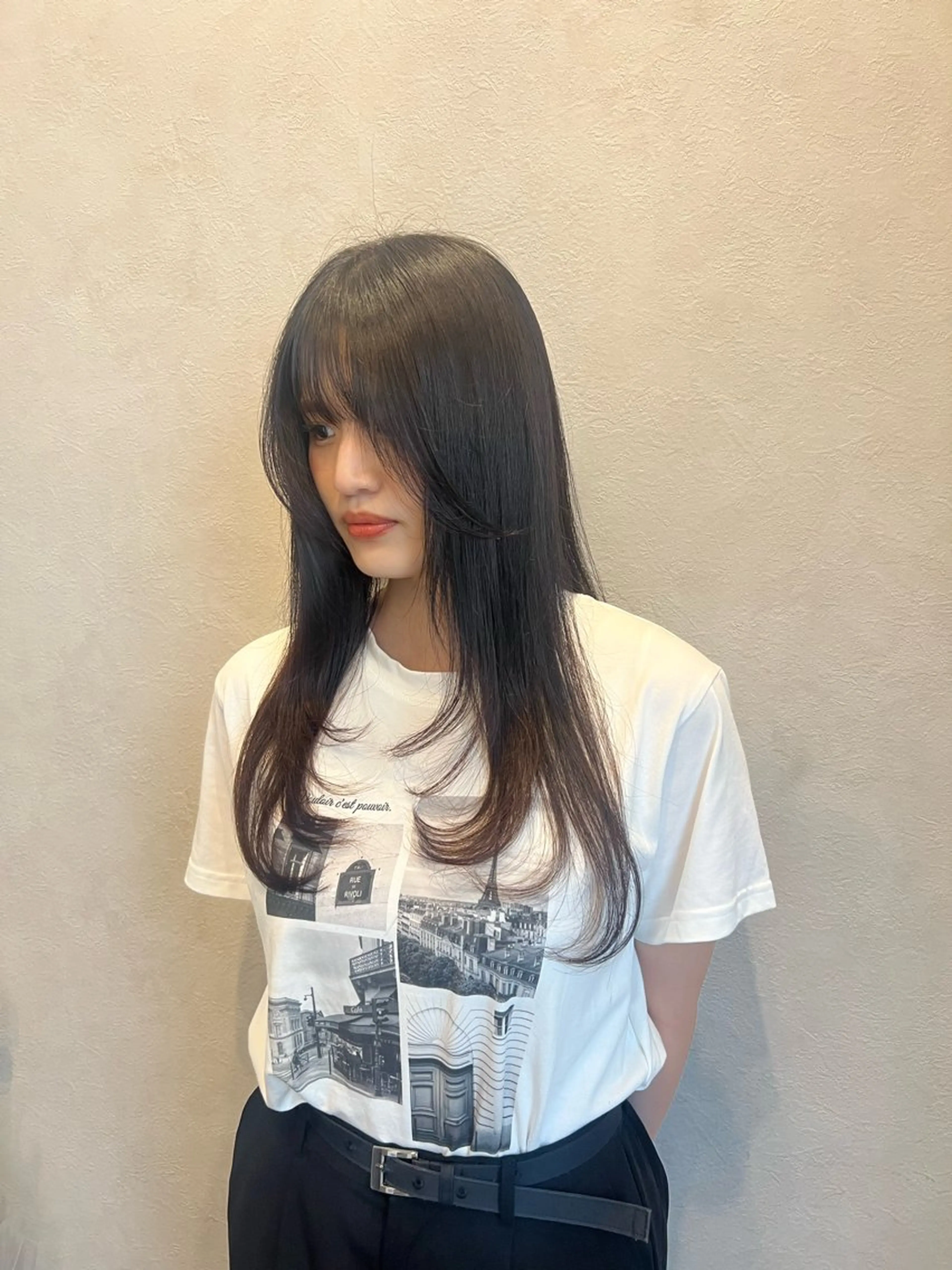 ロング 透明感カラー/ベージ ュ/HIKARU🌿のヘアスタイル