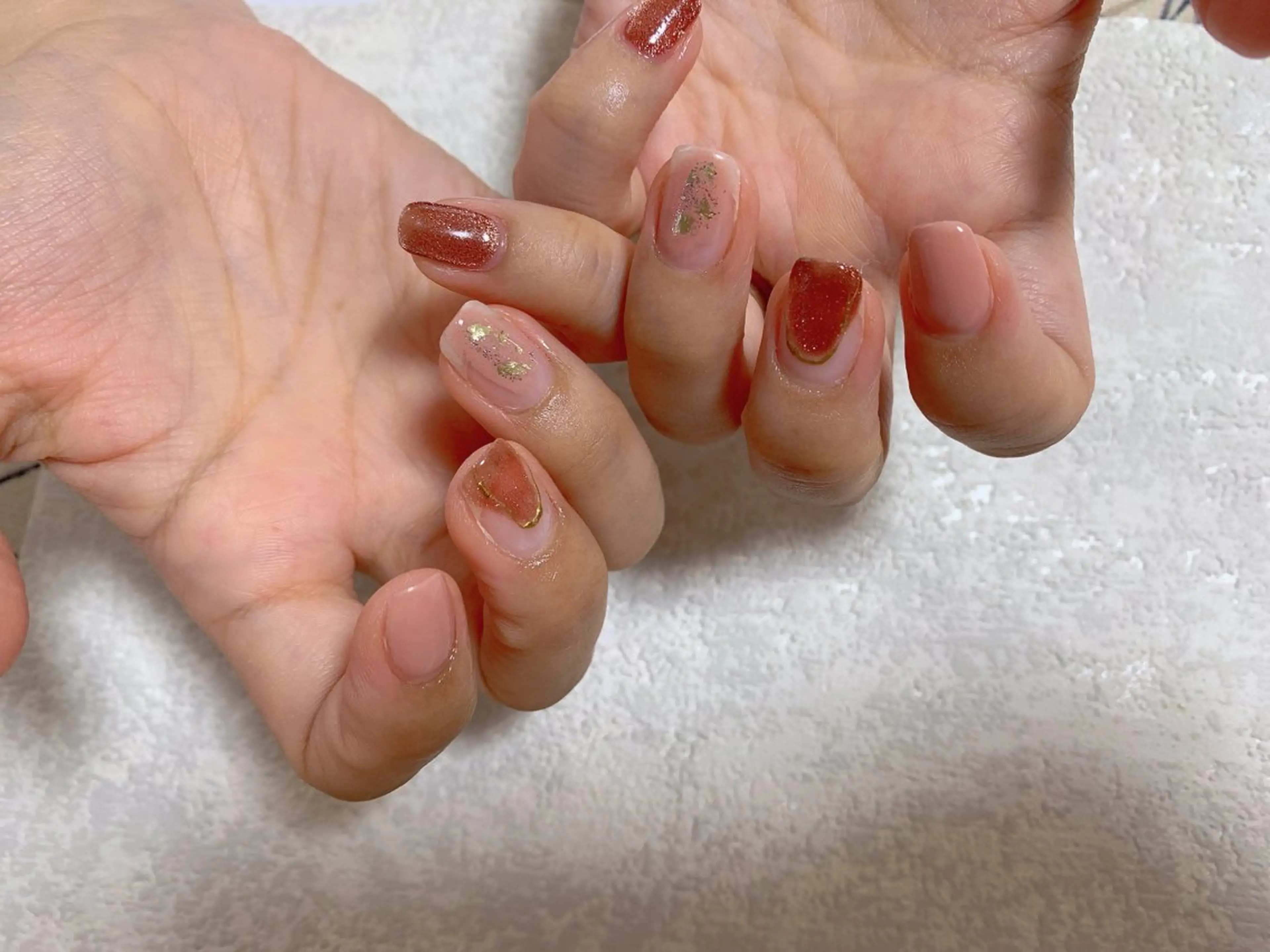 ネイル ジェルネイル キラキラネイル 韓国ネイル マグネットネイル メンズネイル kiki nail たまプラーザのネイルデザイン